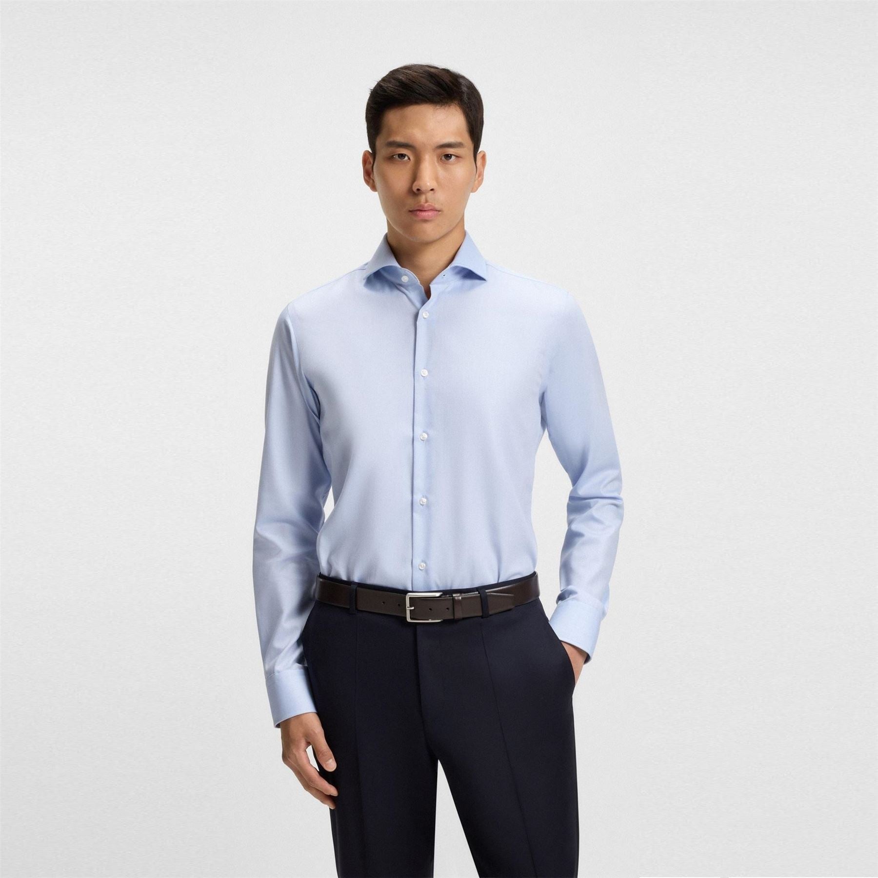 Boss Hbb Hank Spr 253 Long Sleeve Button Up Casual Shirt
