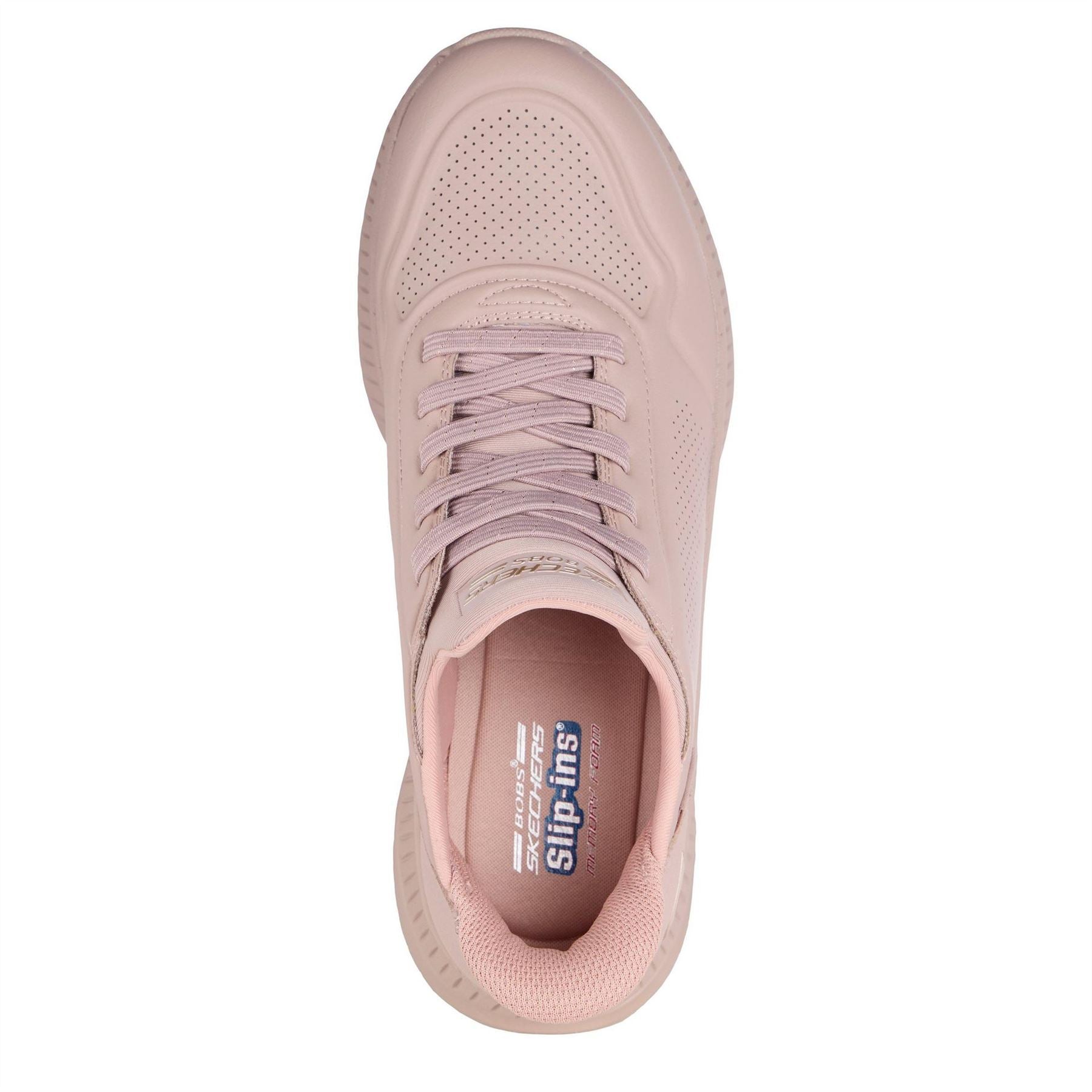 Skechers Bobs Squad 4 Slip On Trainers with Built-In Heel
