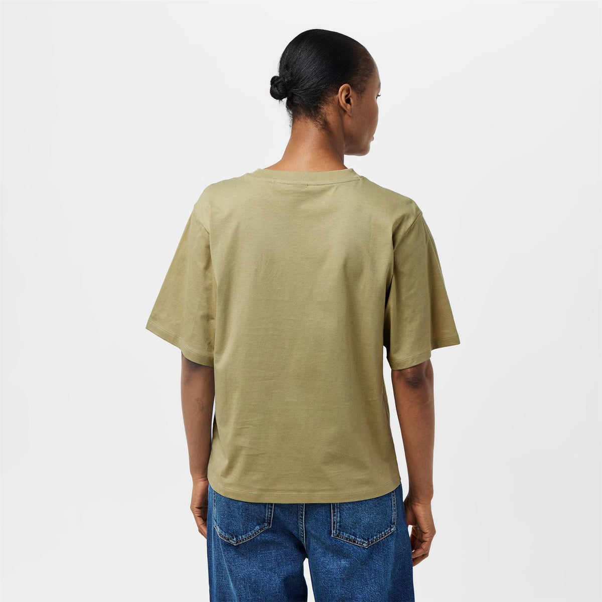 Boss Regular Fit Logo Print Crew Neck T-Shirt