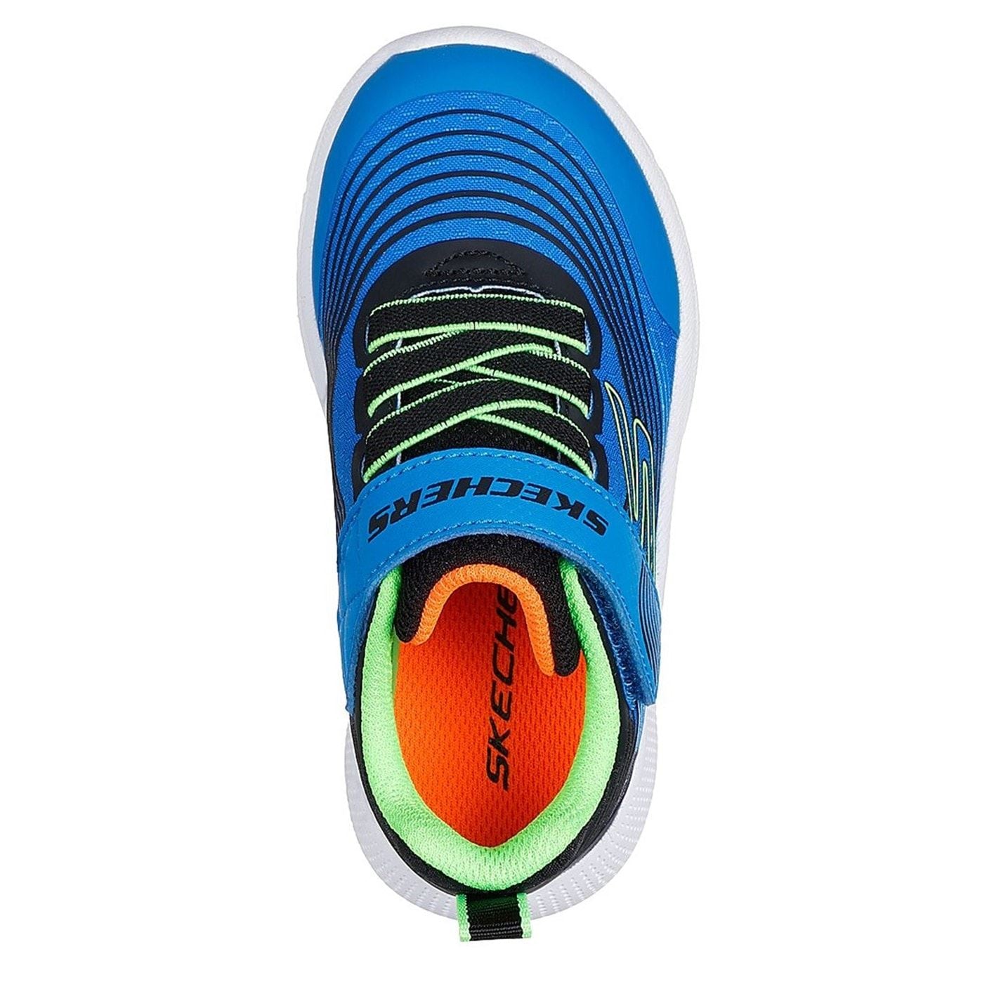 Skechers Lightweight Toddler Gore  And  Strap Sn Runners Boys