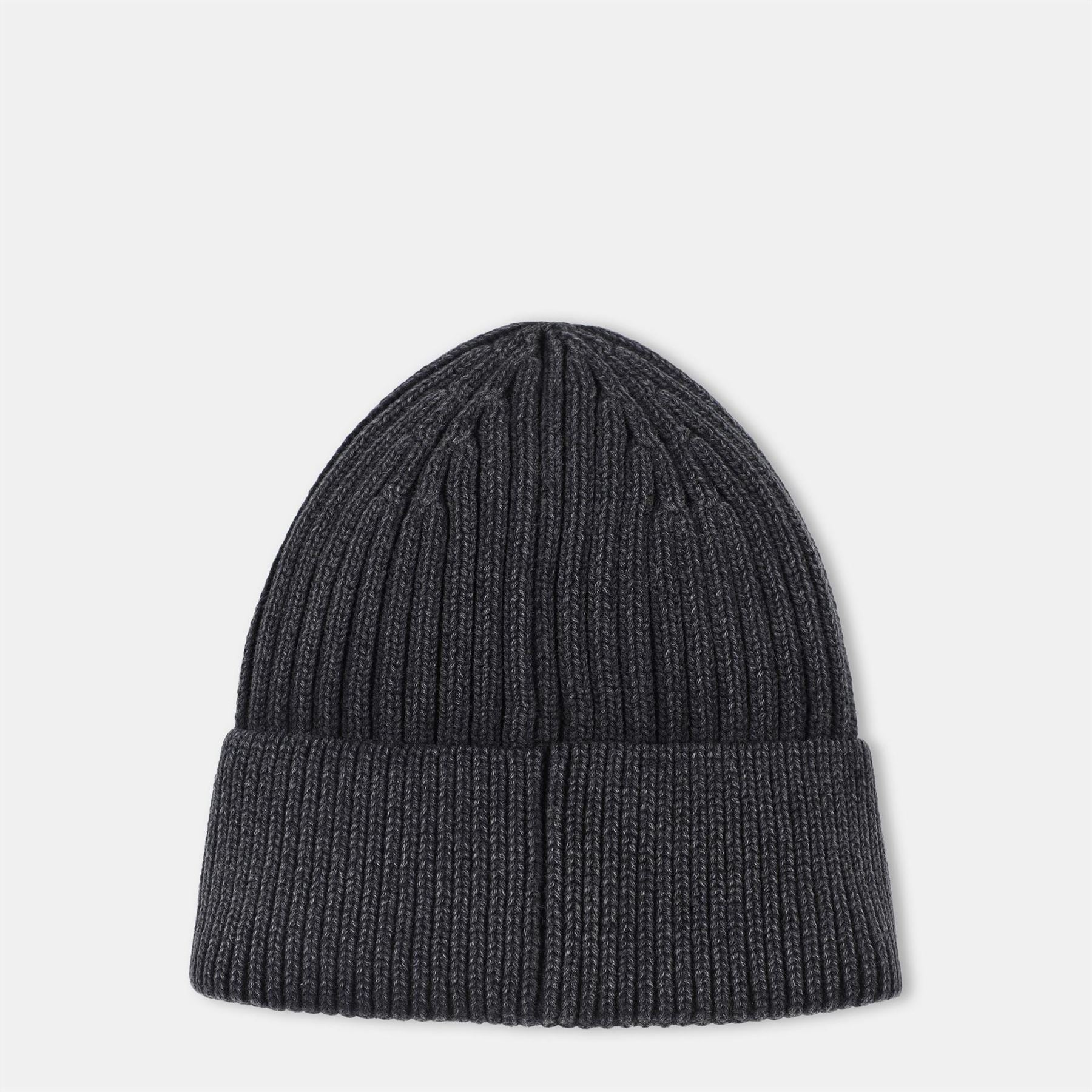 Hugo Ribbed Patterned Junior Wordmark Beanie with Logo
