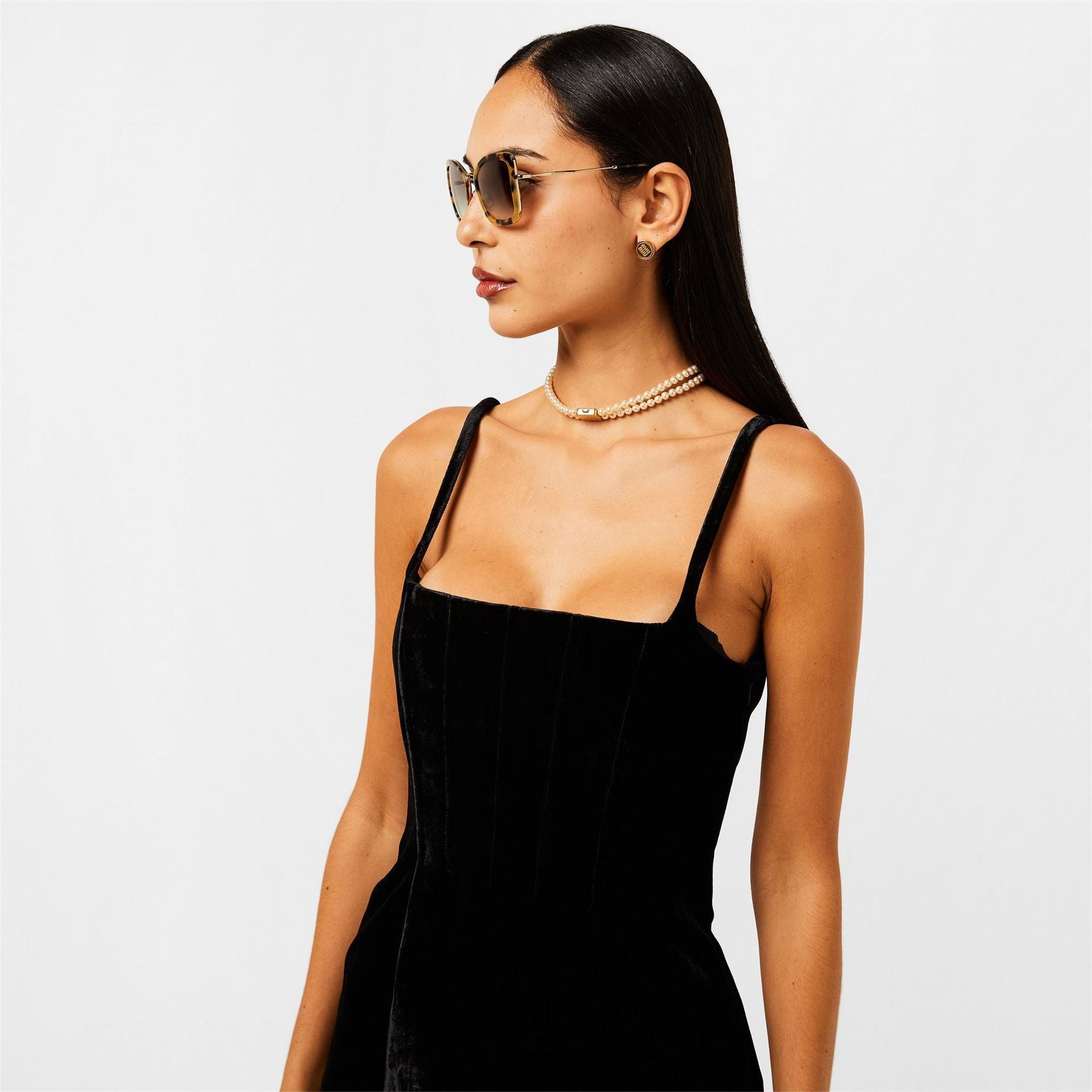 Miu Miu Shell Square Sunglasses