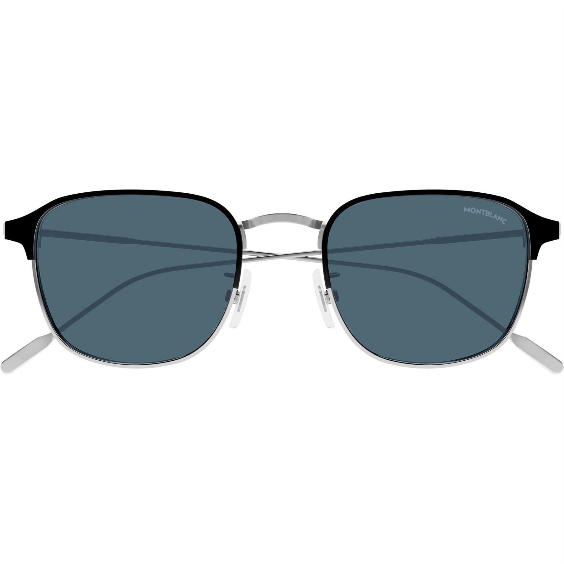Montblanc Metal And Acetate Full Rim Round Sunglasses