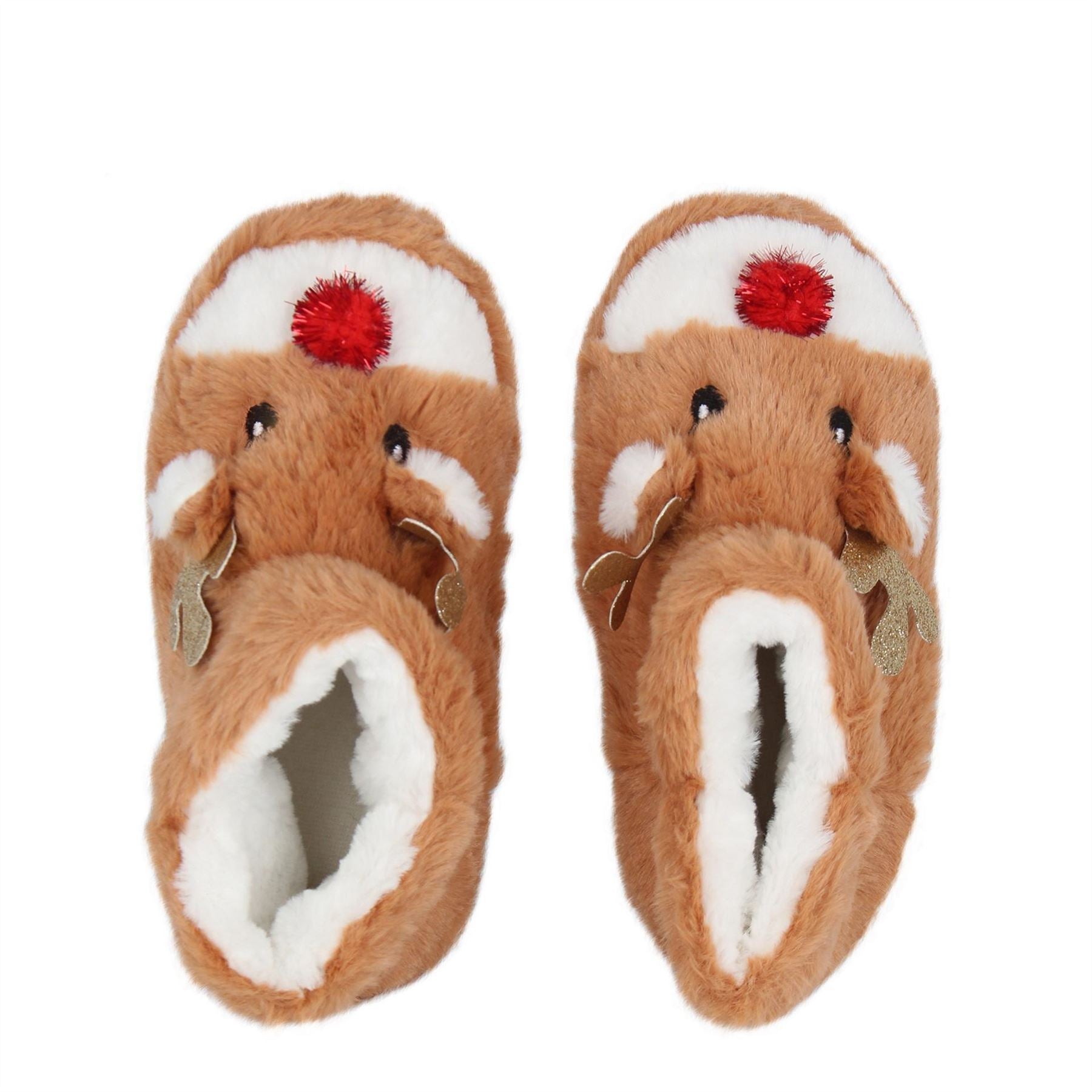 Linea Christmas Reindeer Slipper Boot