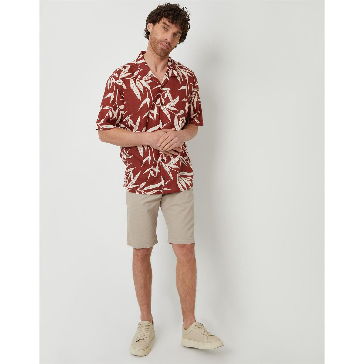 Threadbare Bam Relaxed Fit Short Sleeve Shirt