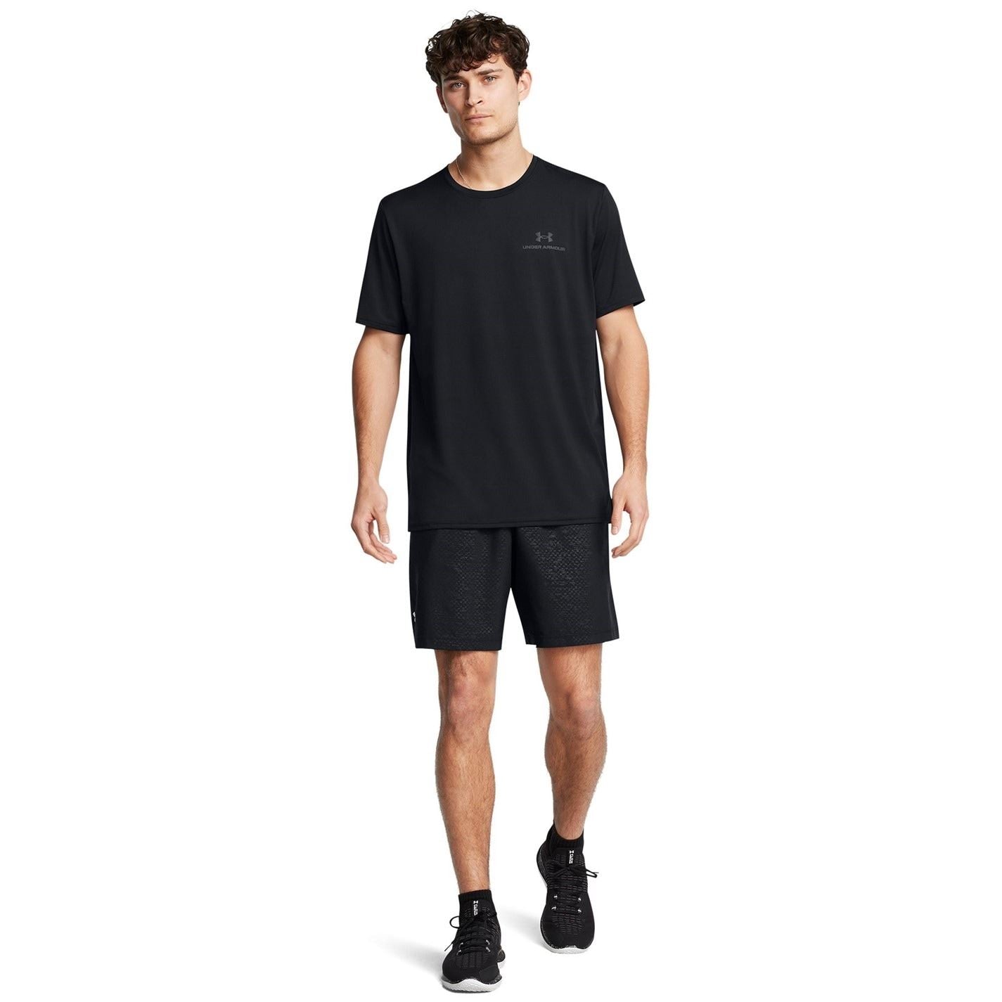 Under Armour Mens Armour Ua Woven Emboss Short Tracksuit