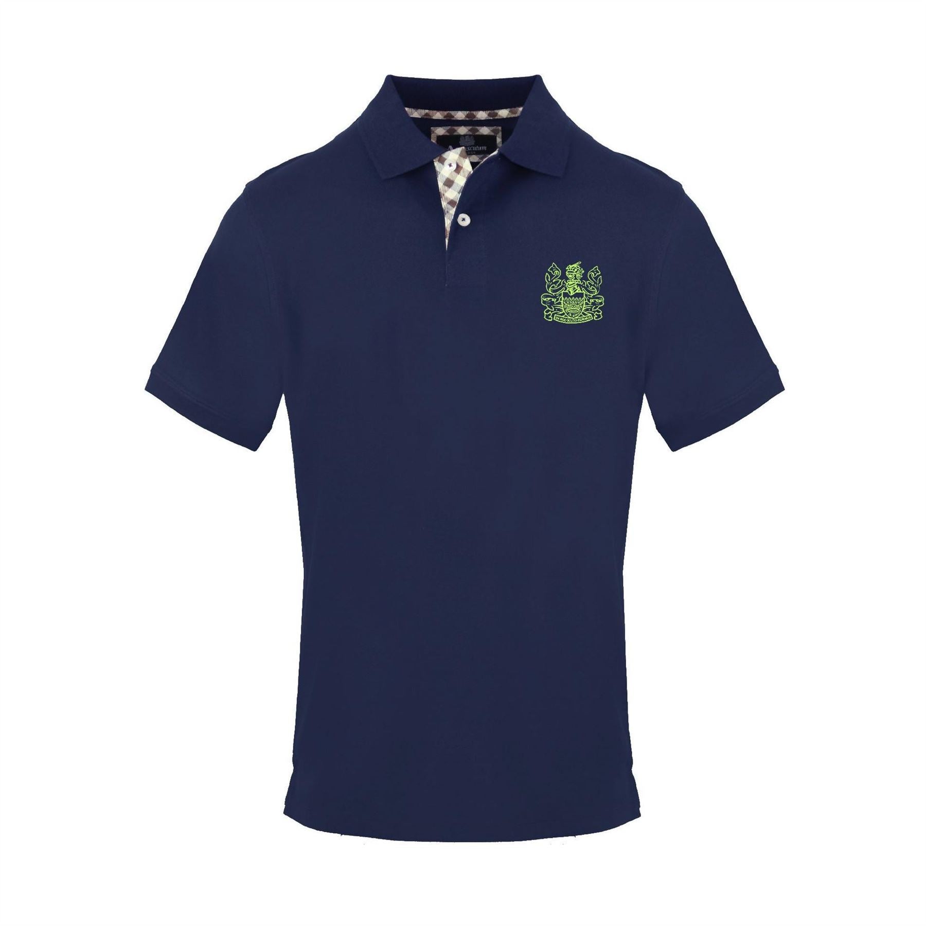 Aquascutum Collared Neck Short Sleeve Polo Shirt