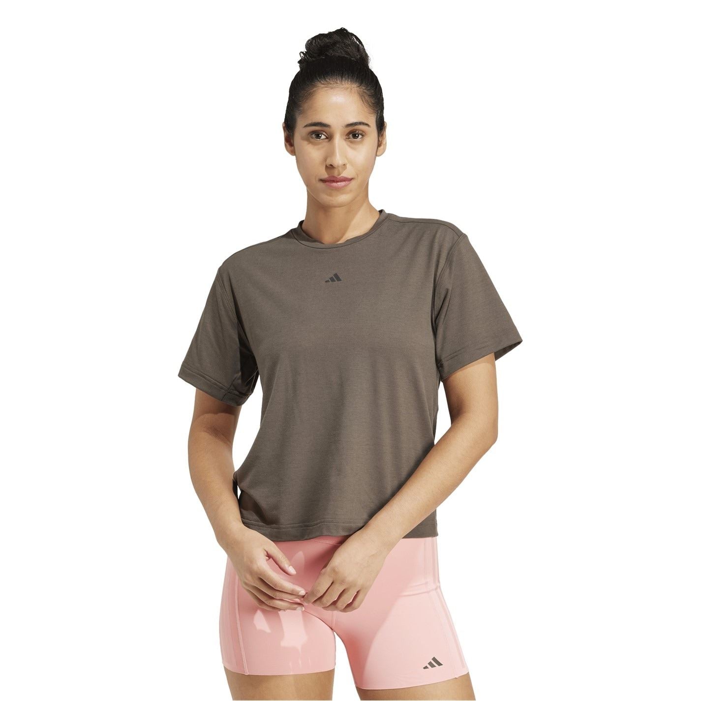 adidas Power Crew Neck Short Sleeve Jersey T-Shirt