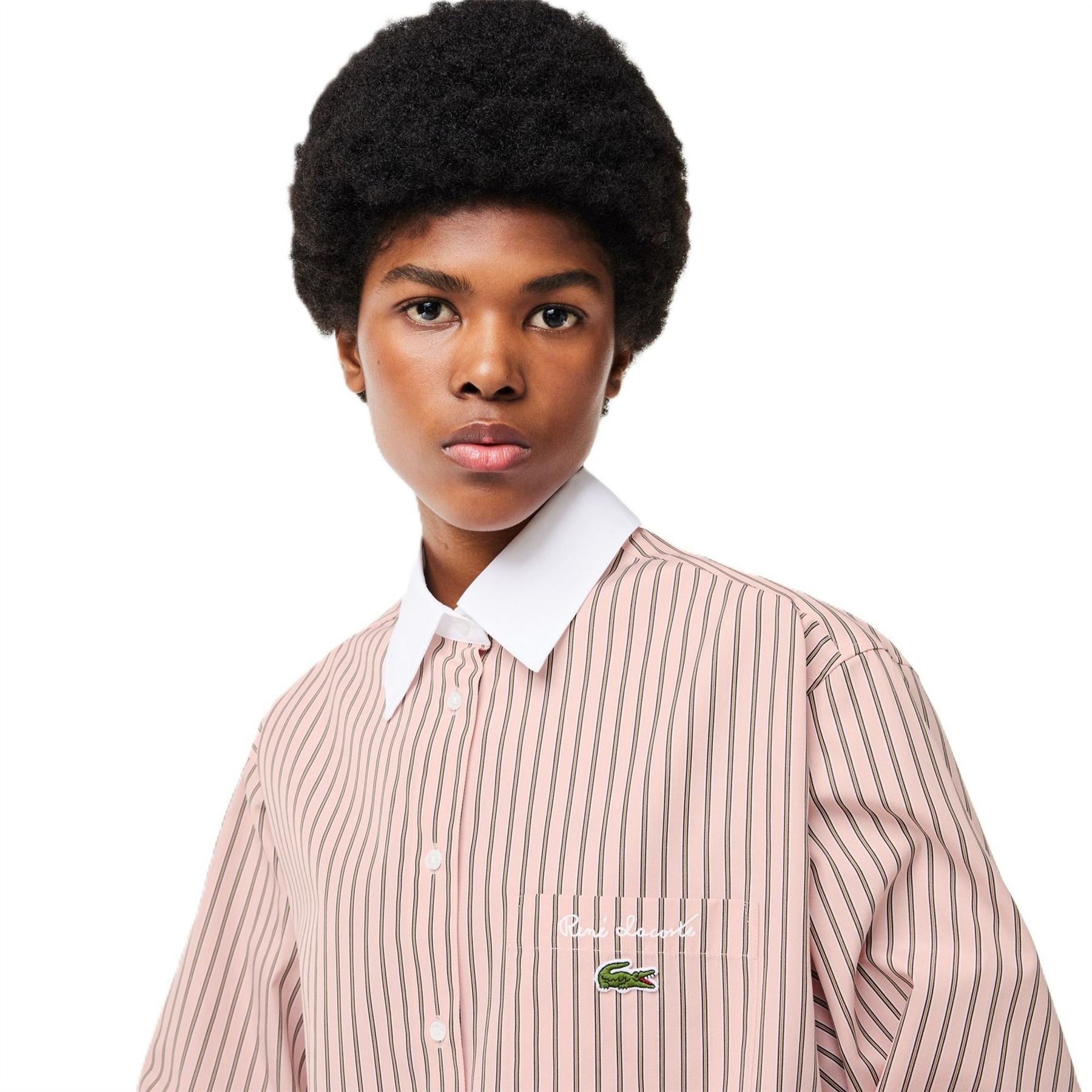 Lacoste Crocodile Print Relaxed Fit Shirt