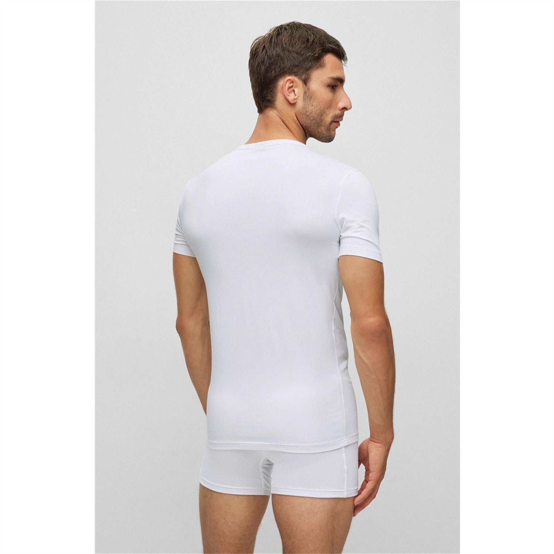 Boss Hbb Slm Tirt Slim Fitting Stretch Cotton T-Shirt