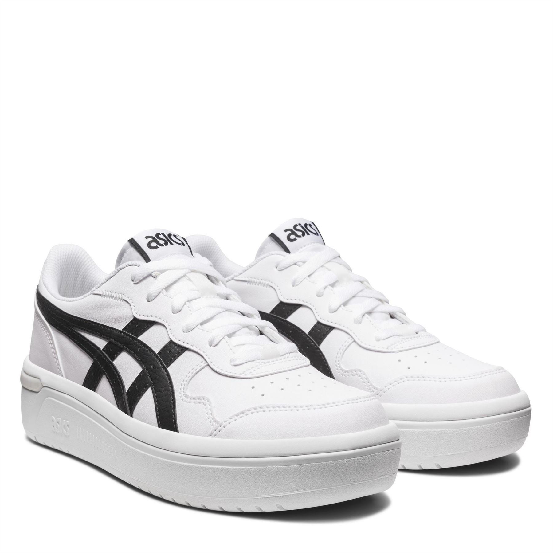Asics Leather Lace Up Chunky Trainers