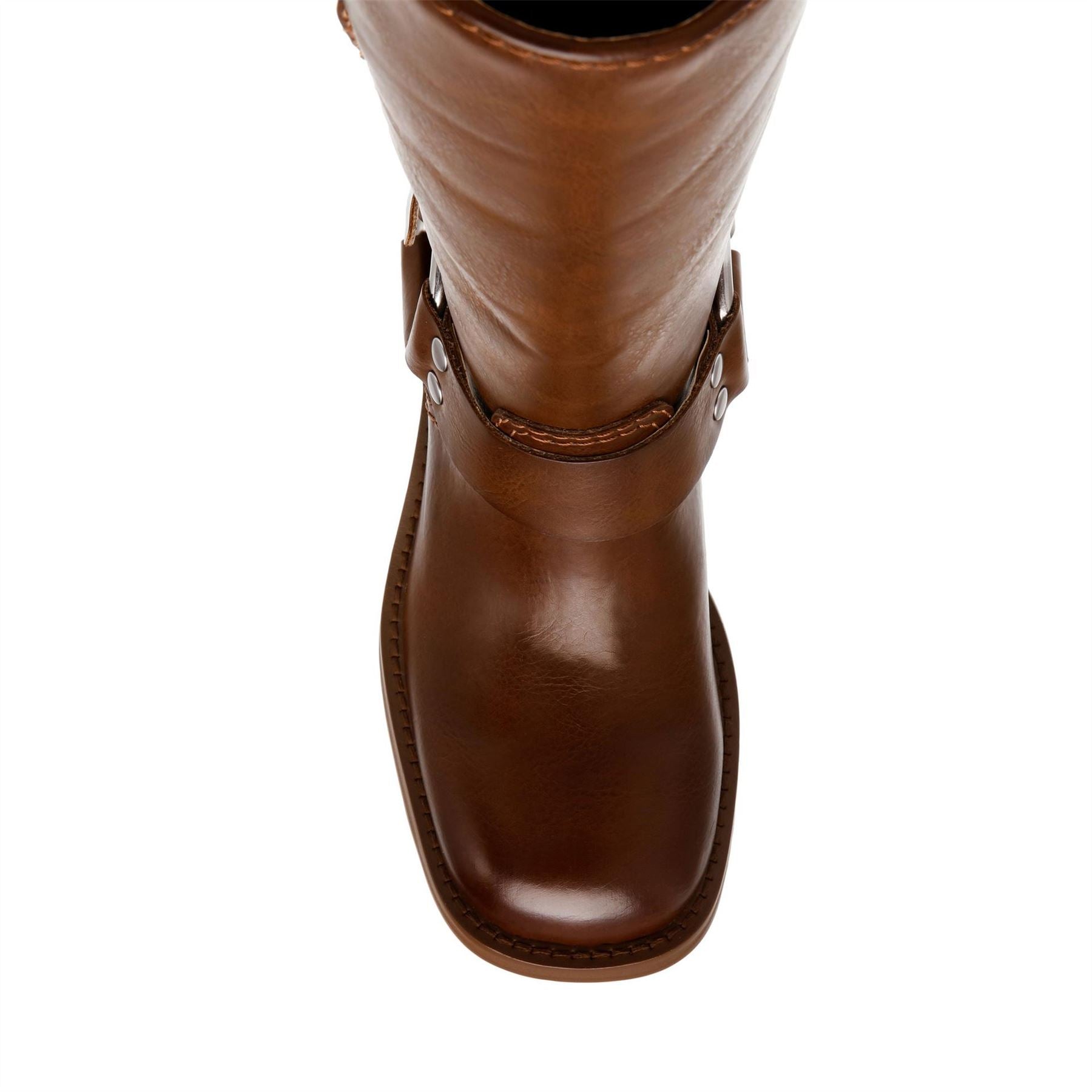 Steve Madden Eastern Motorcycle Boots with Block Heel