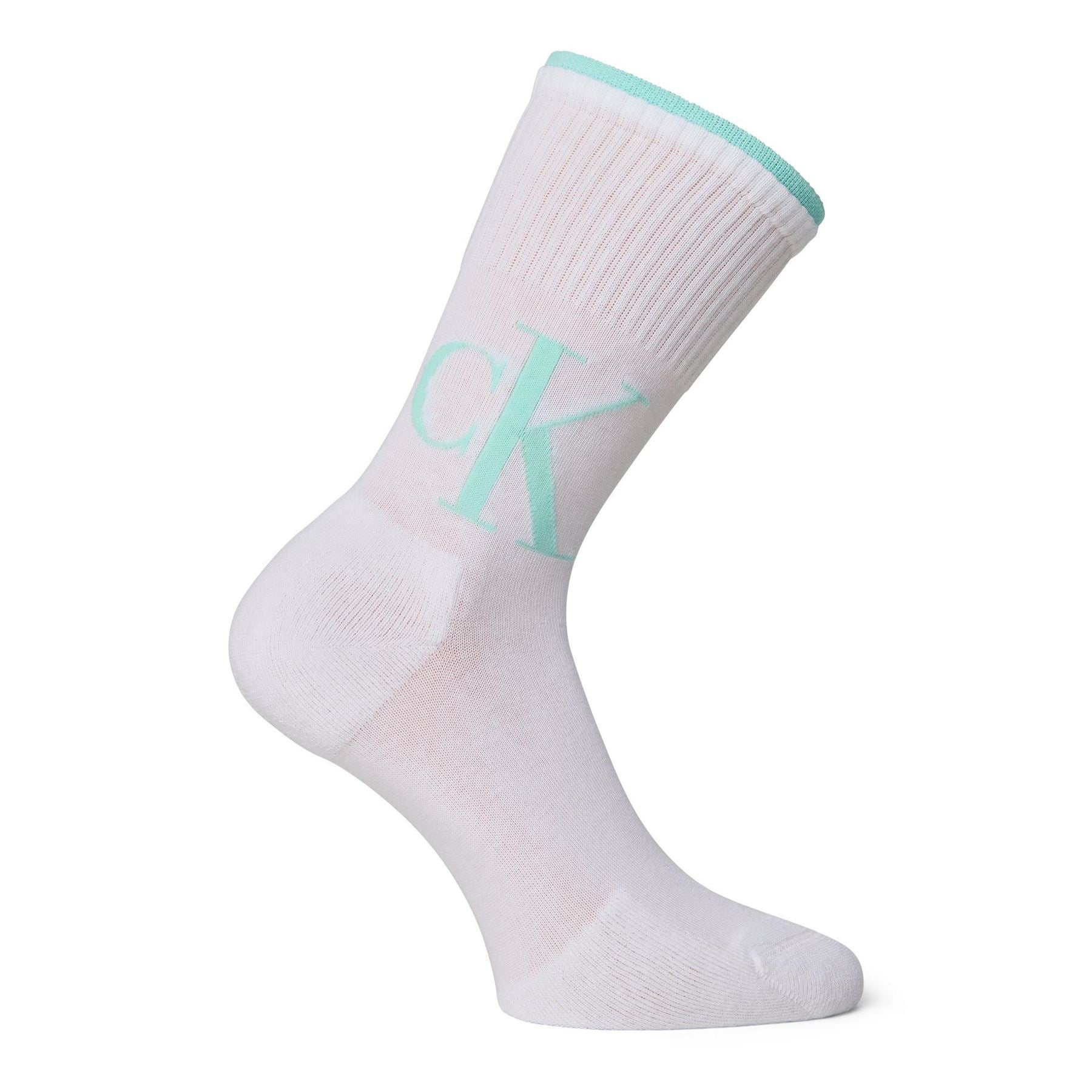 Calvin Klein Logo Lettering Crew Socks