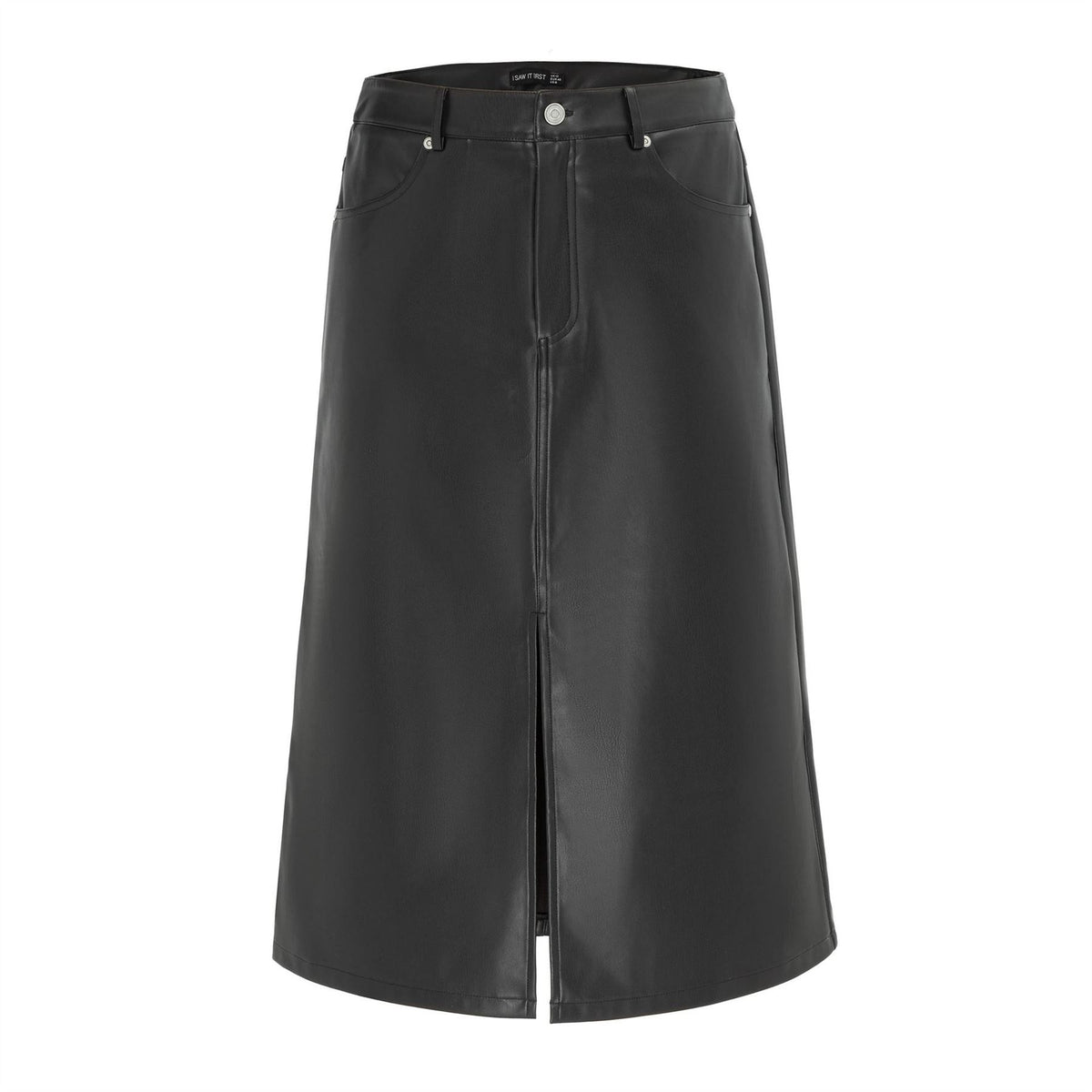 I Saw It First Pu Max Midi Pencil Skirt