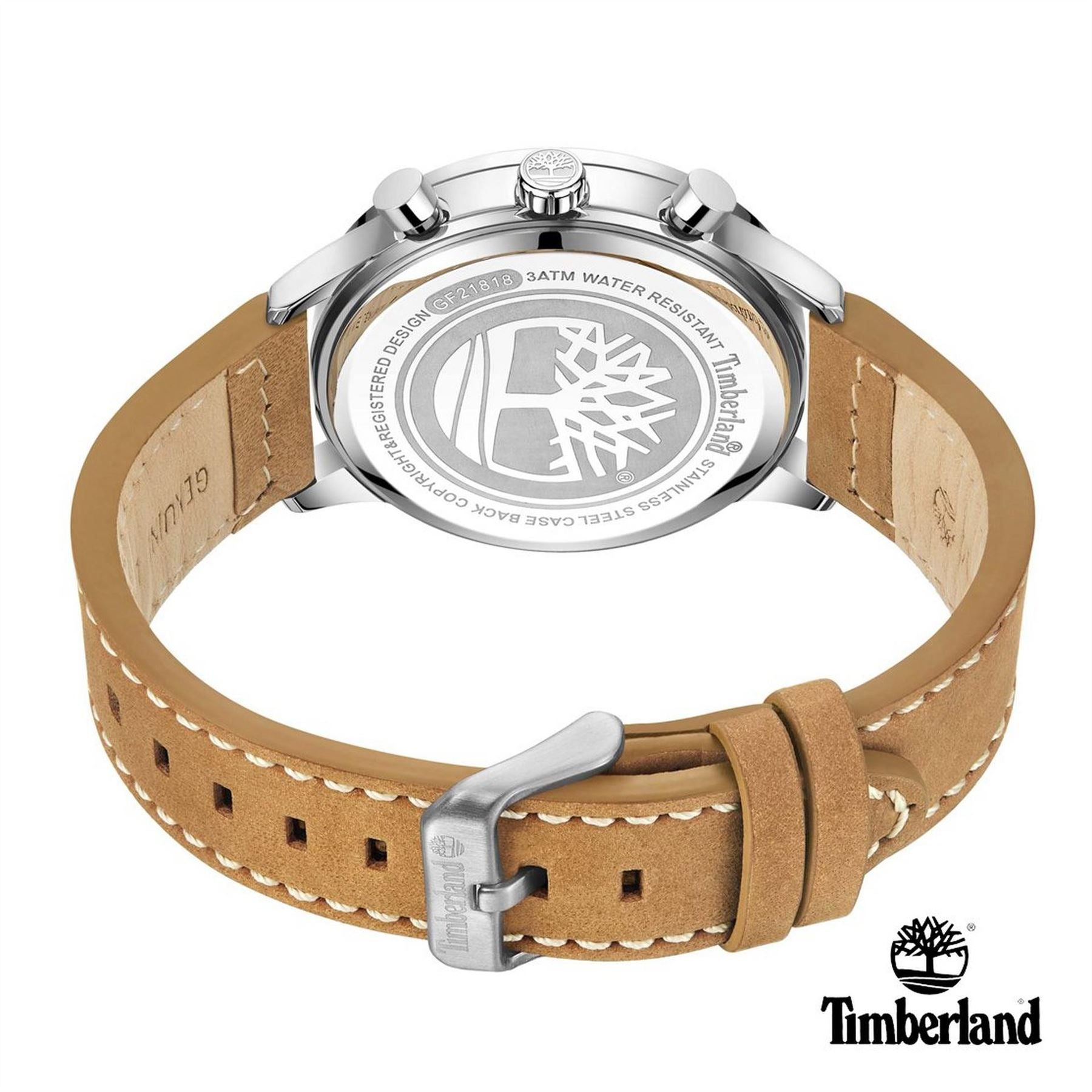 Timberland Leather Strap Analogue Watch