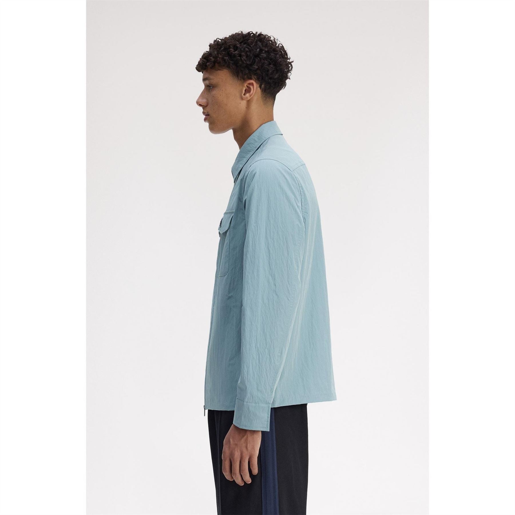 Fred Perry  Long Sleeve Zip Overshirt