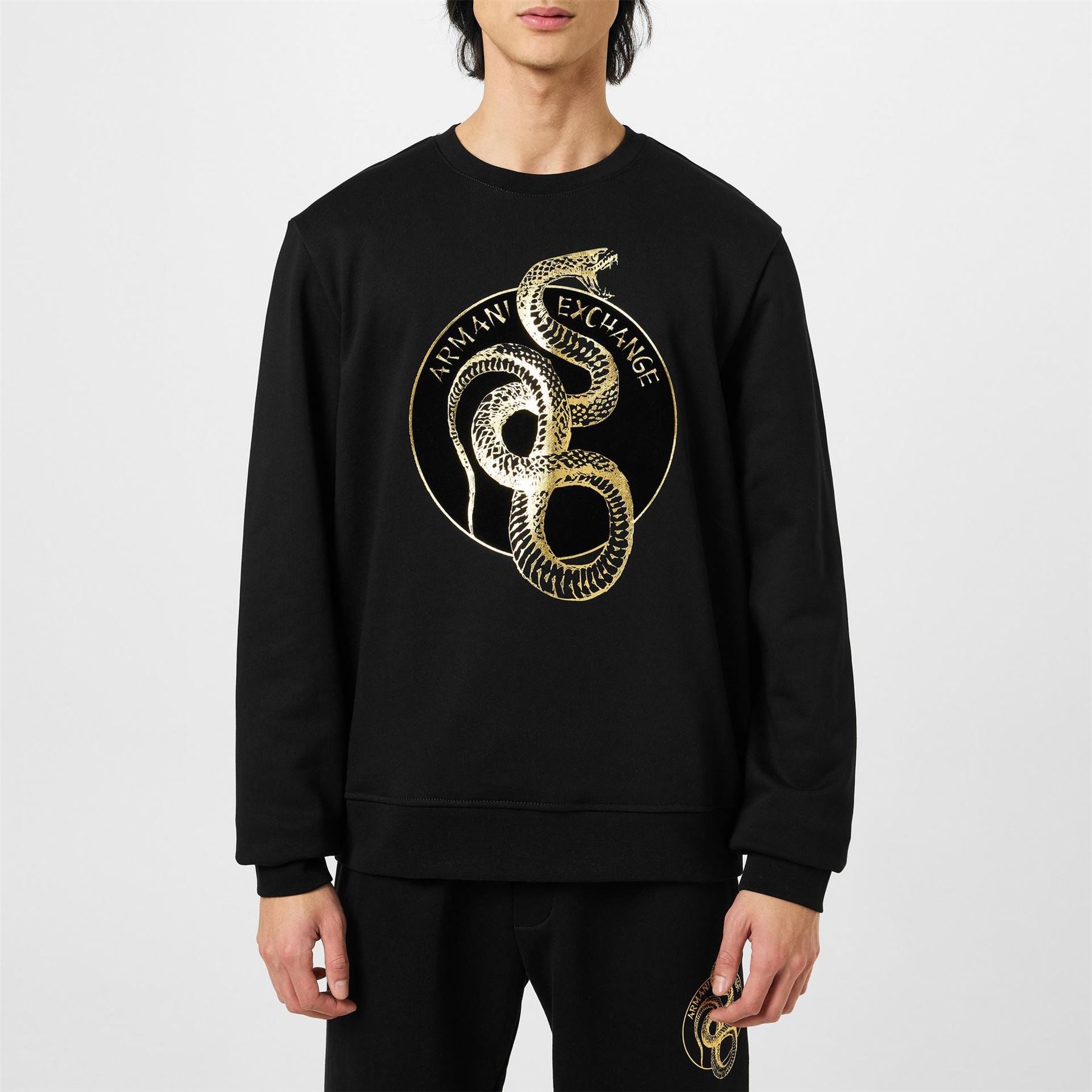 Armani Exchange Exchange Crew Neck Regular Fit Sweatshirt