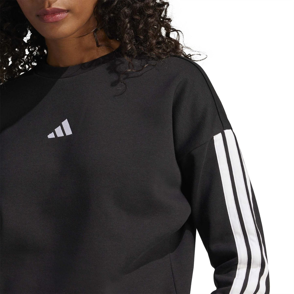 adidas Womens Studio Lounge 3 Stripes Sweatshirt