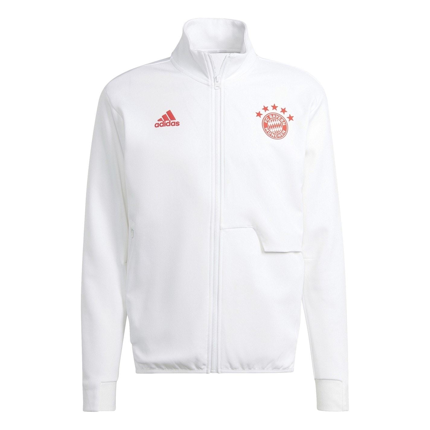 adidas Mens Bayern Munich Anthem Jacket Tracksuit 2022 2023 Top