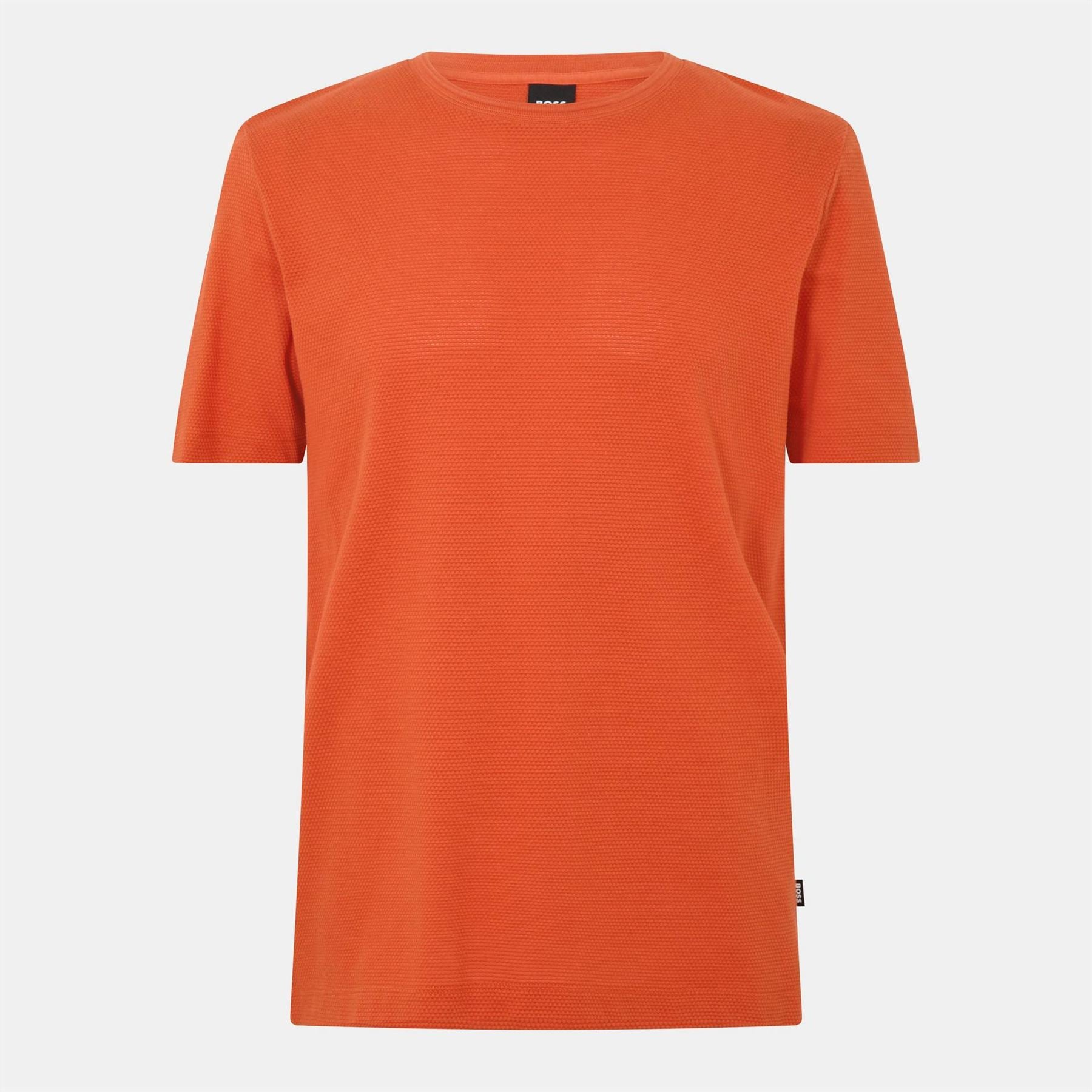 Boss Tiburt Bubble Structure Cotton Short Sleeve T-Shirt