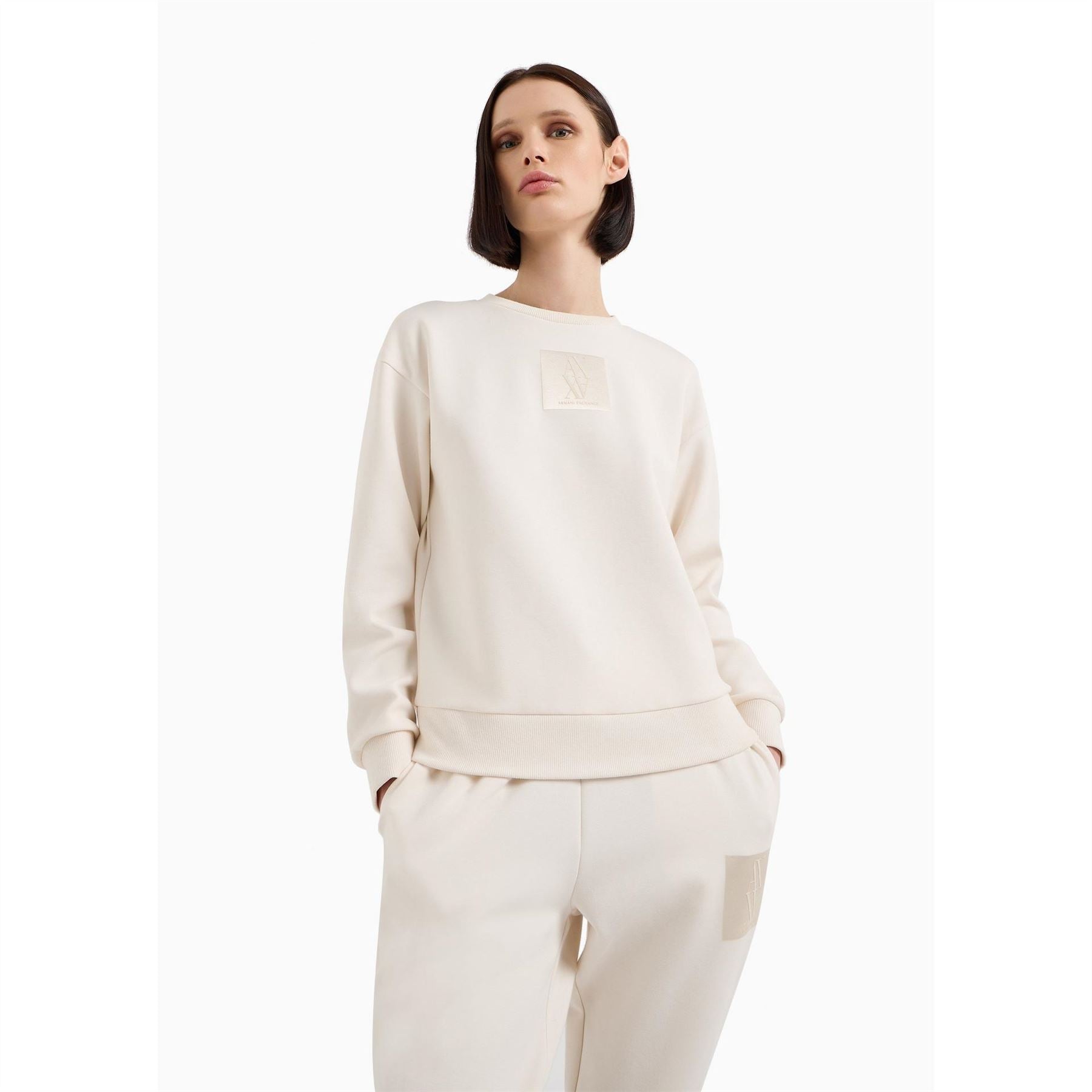 Armani Exchange Crew Neck Regular Fit Sweatshirt