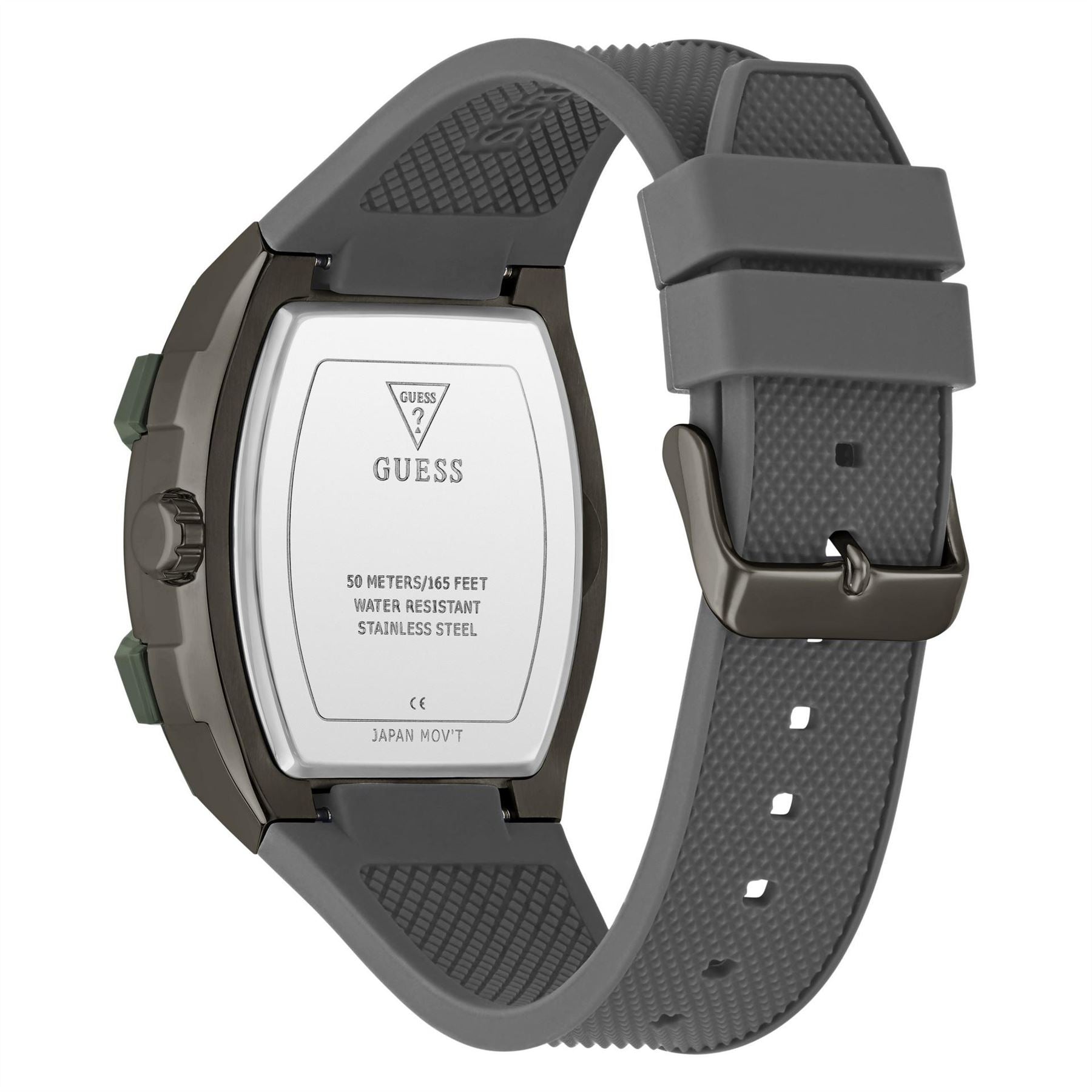 Guess Phoenix Rubber Single Wrap Strap Analogue Fashion Watch