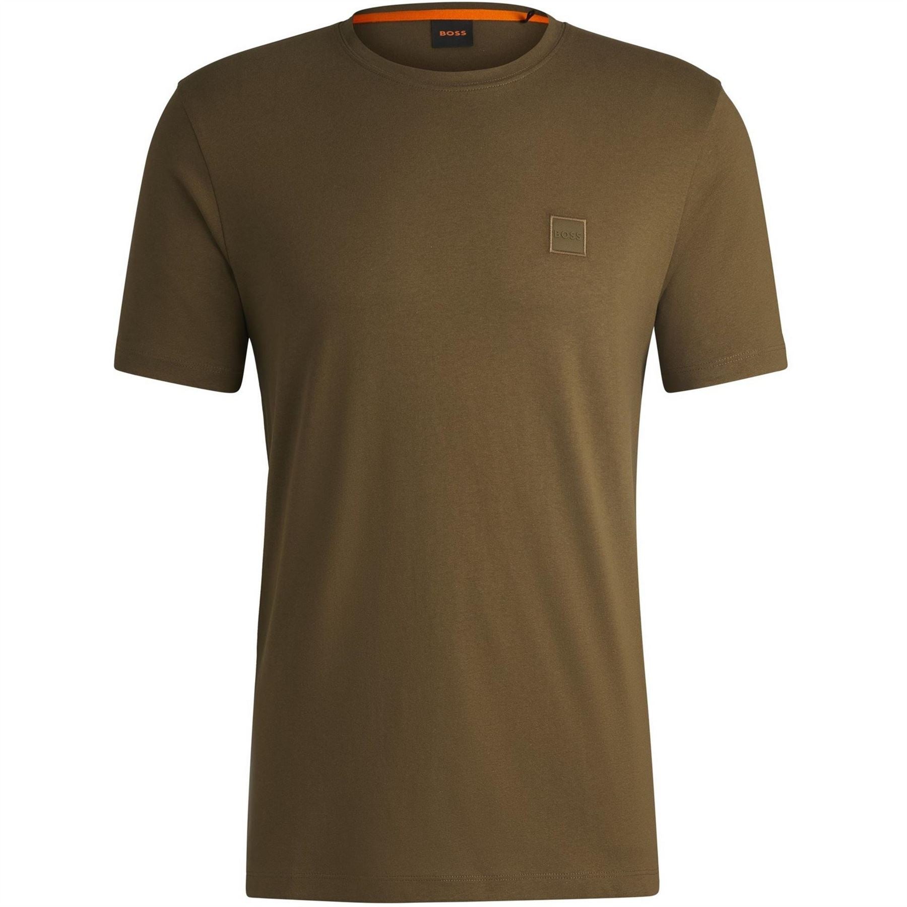 Boss BOSS ORANGE Tales T Shirt with Logo Patch Premium Cotton