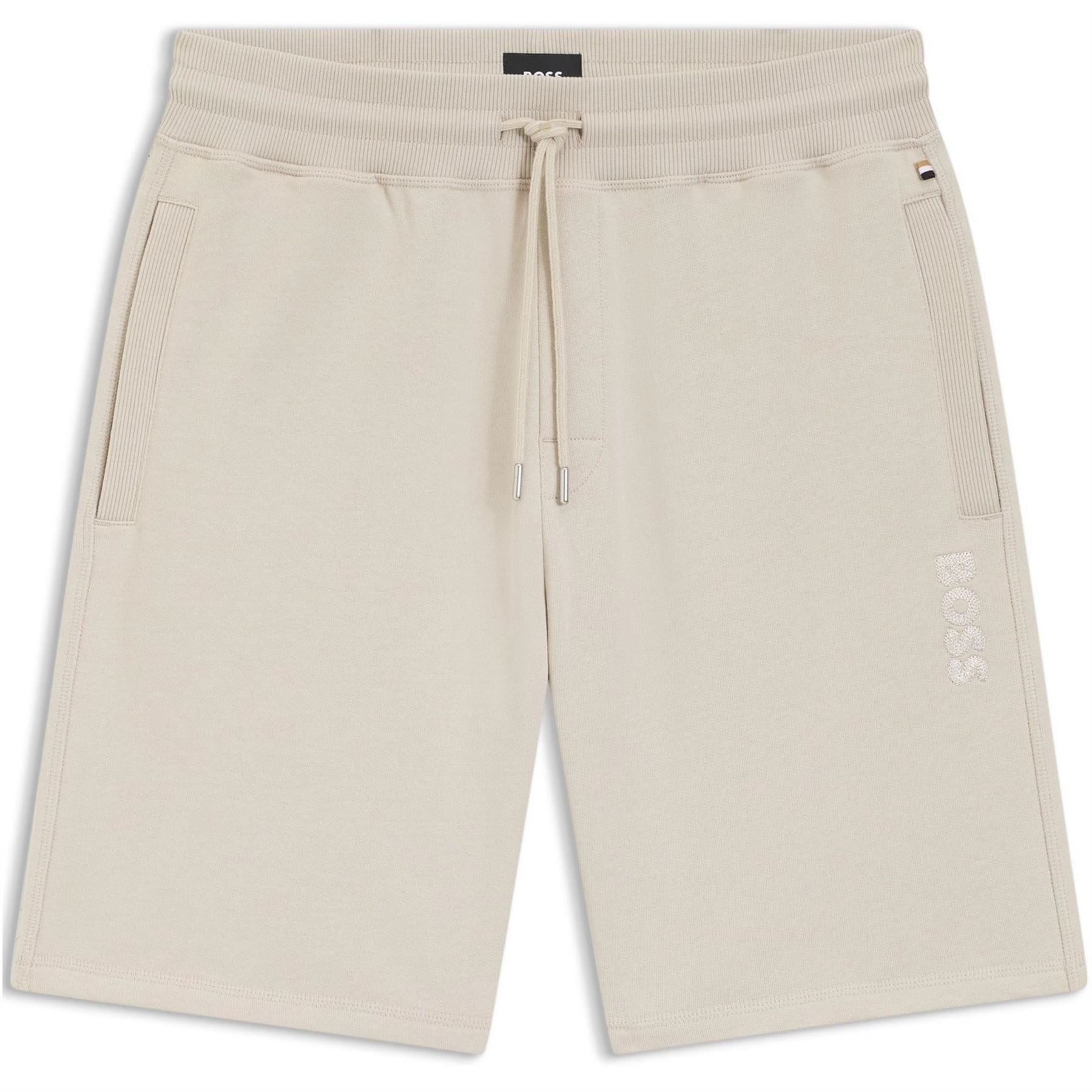 Boss BOSS Fleece Jogger Shorts with Logo Detail