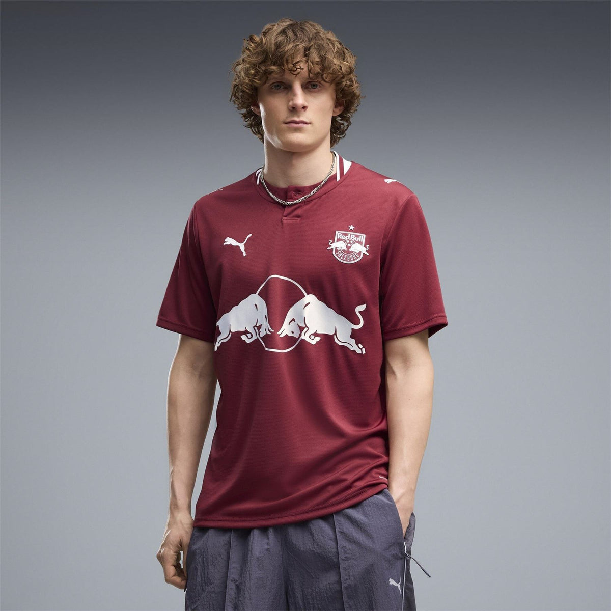 Puma Mens Bull Salzburg Away Shirt 2026 27