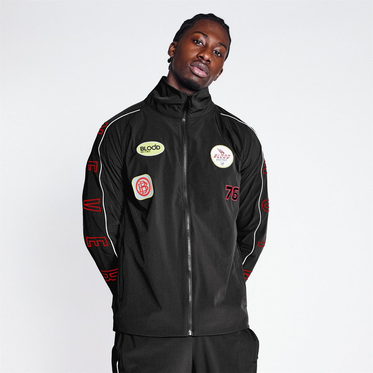 Blood Brother Athletic Long Sleeve Regular Fit Jacket