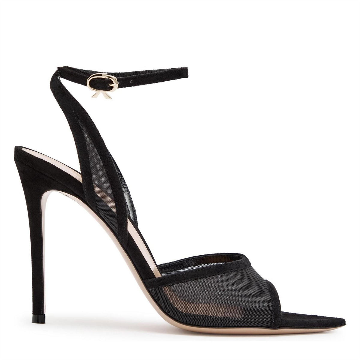 Gianvito Rossi Camoscio+organza