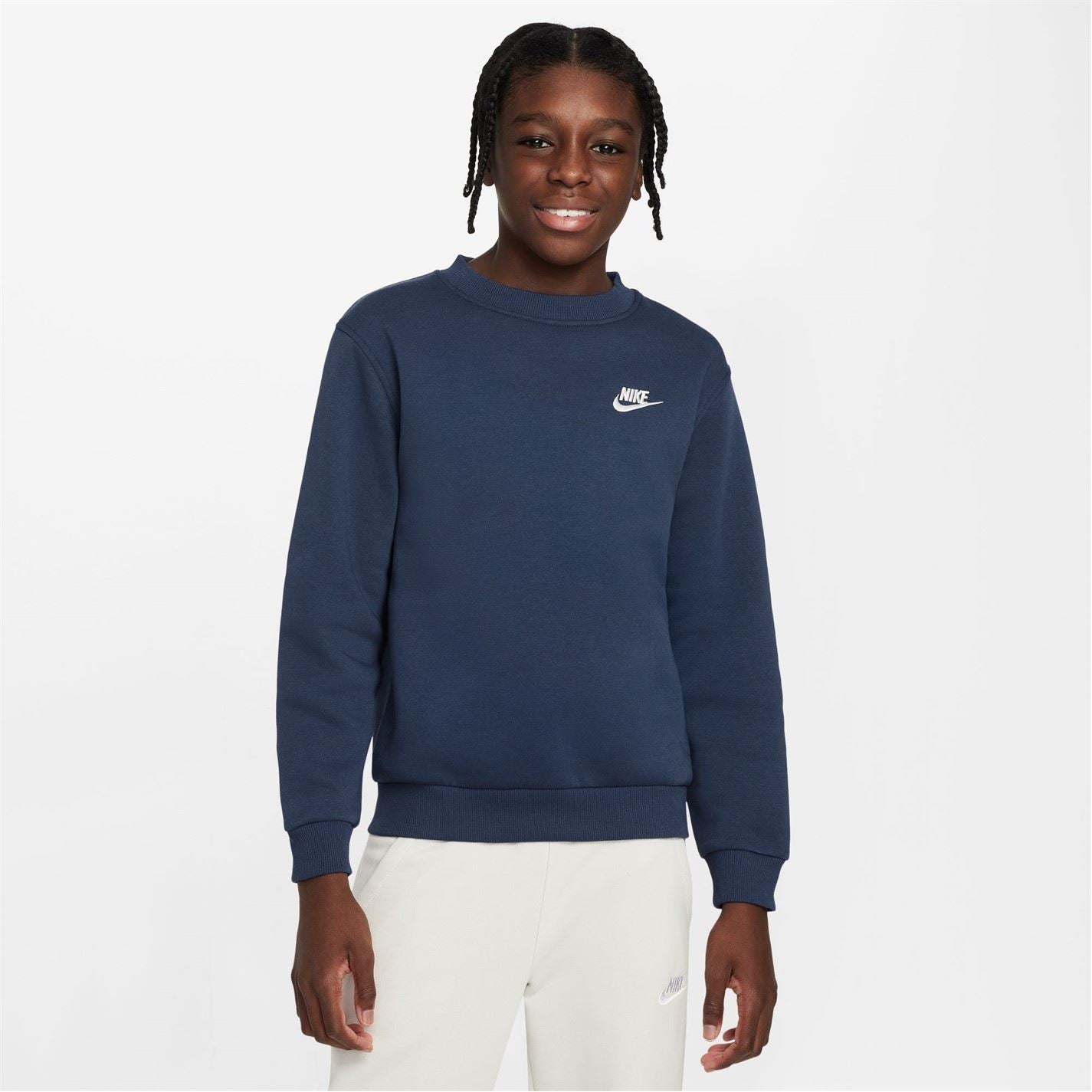 Nike Sportswear Club Fleece Big Kids Sweatshirt