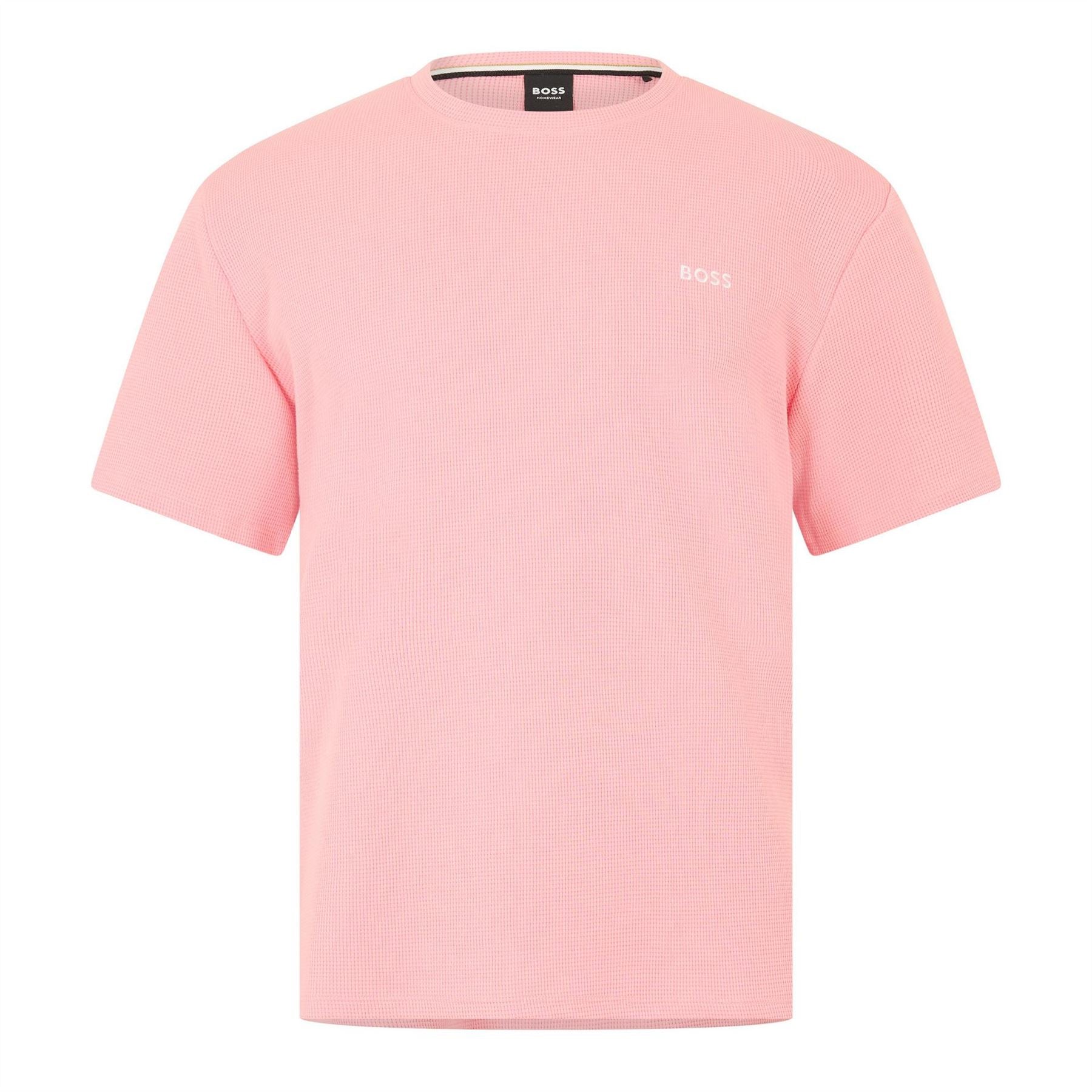 Boss BOSS Bodywear Waffle T Shirt with Structured Design