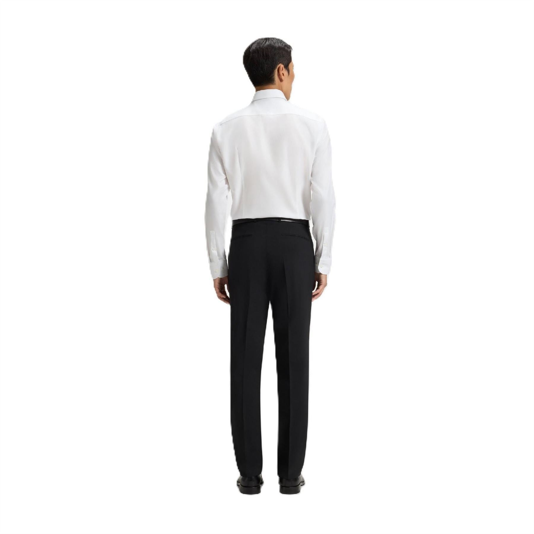 Boss Point Collar Long Sleeve Regular Fit Oxford Shirt