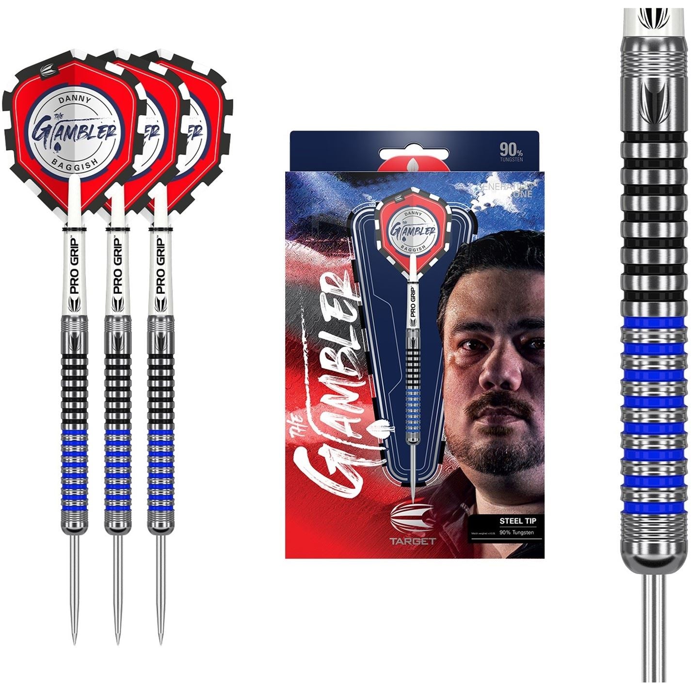 Target Darts Danny Baggish 90 Percent  Tungsten 21g Darts