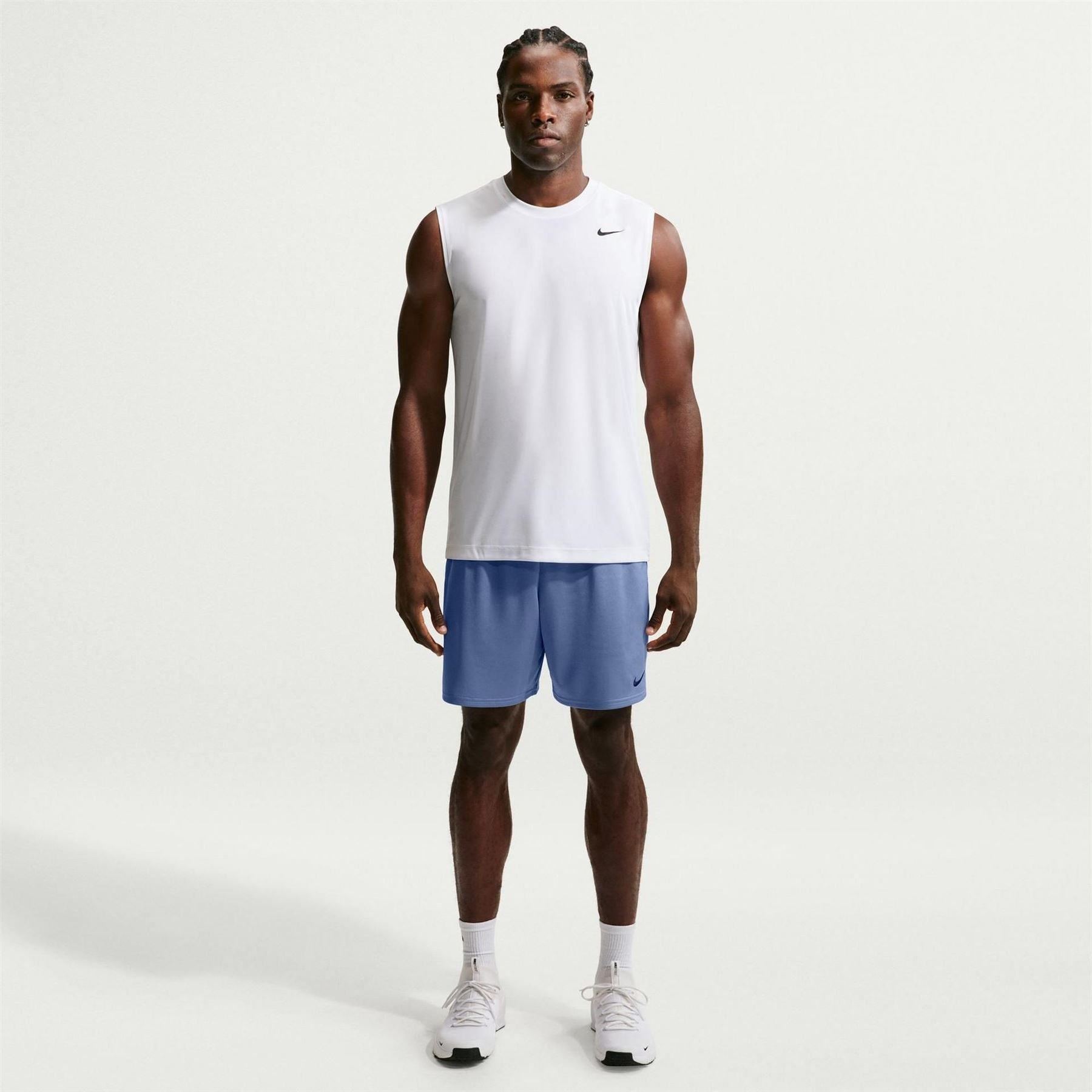 Nike Mens Dri Fit Totality 7 Unlined Knit Fitness Shorts