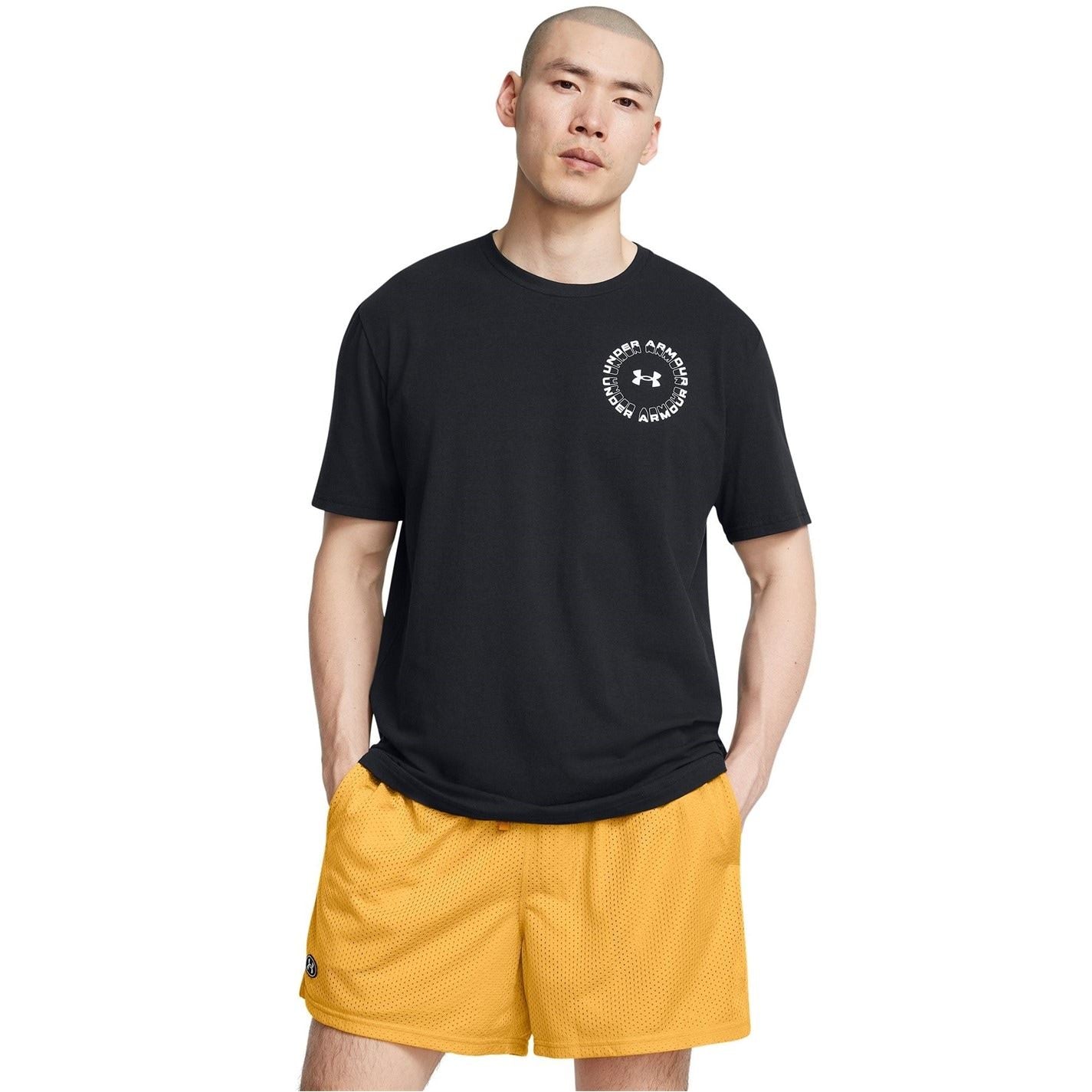 Under Armour Mens Armour Ua M Radial Wm 60 40s Ss Gym Top