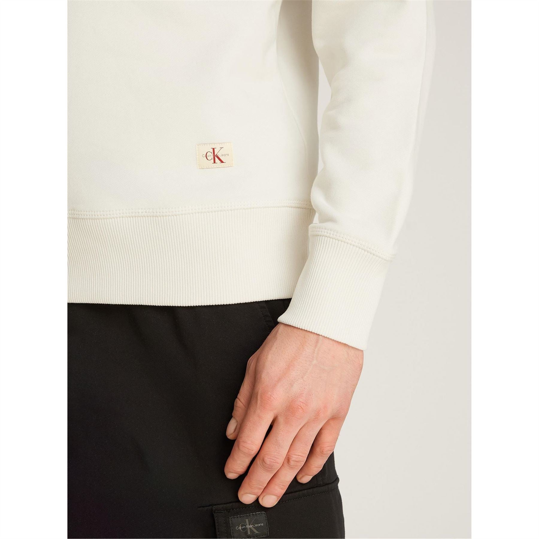 Calvin Klein Jeans Label Regular Fit Long Sleeve Sweatshirt