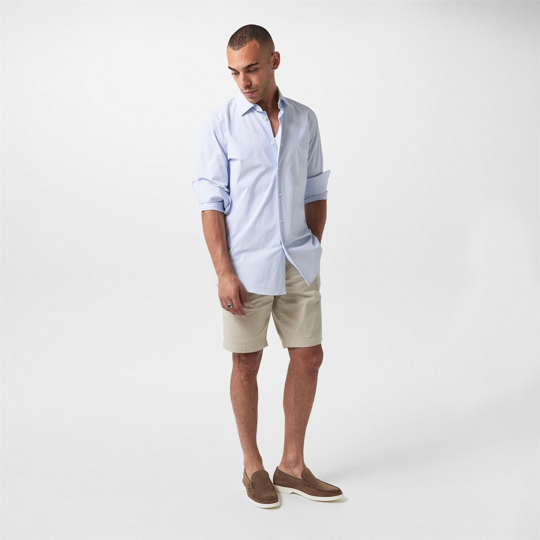 Boss Oxford Regular Fit Long Sleeve Shirt