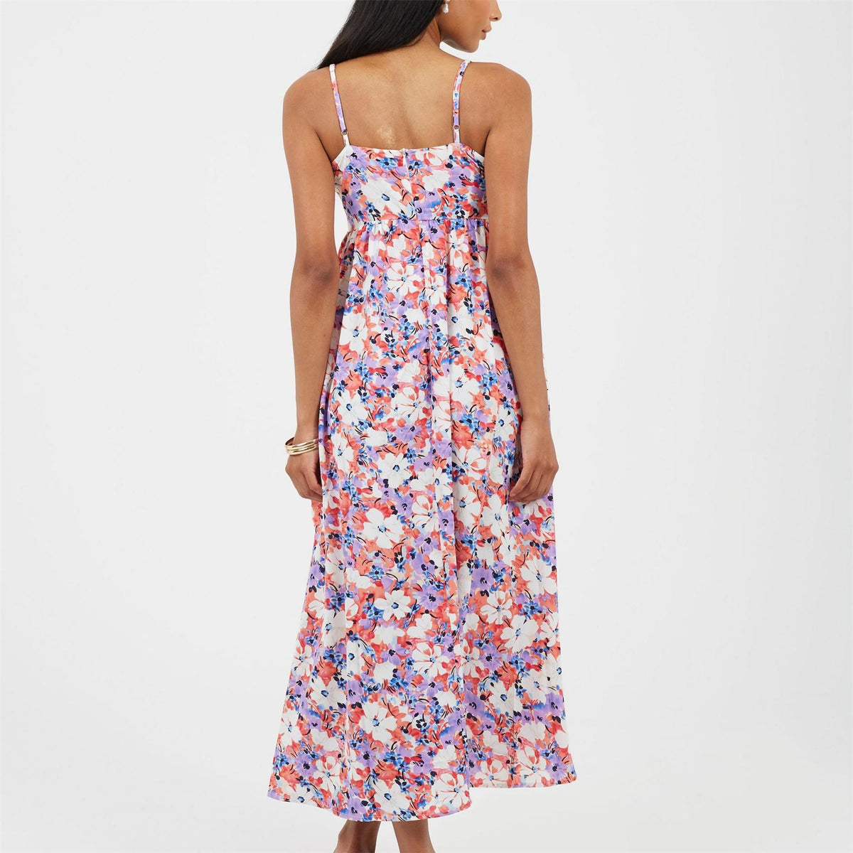 Brave Soul Strappy Spaghetti Strap Sleeveless Maxi Dress