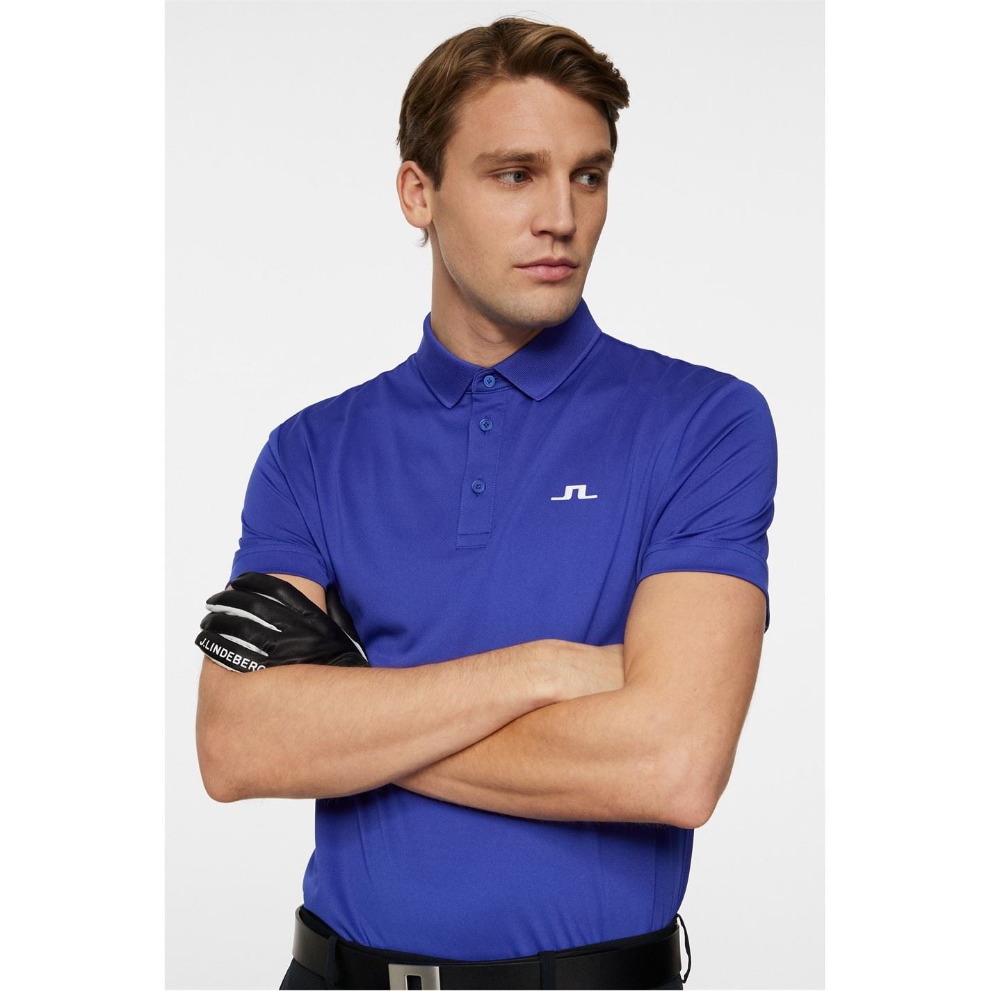 J Lindeberg Golf Short Sleeve Performance Polo Shirt
