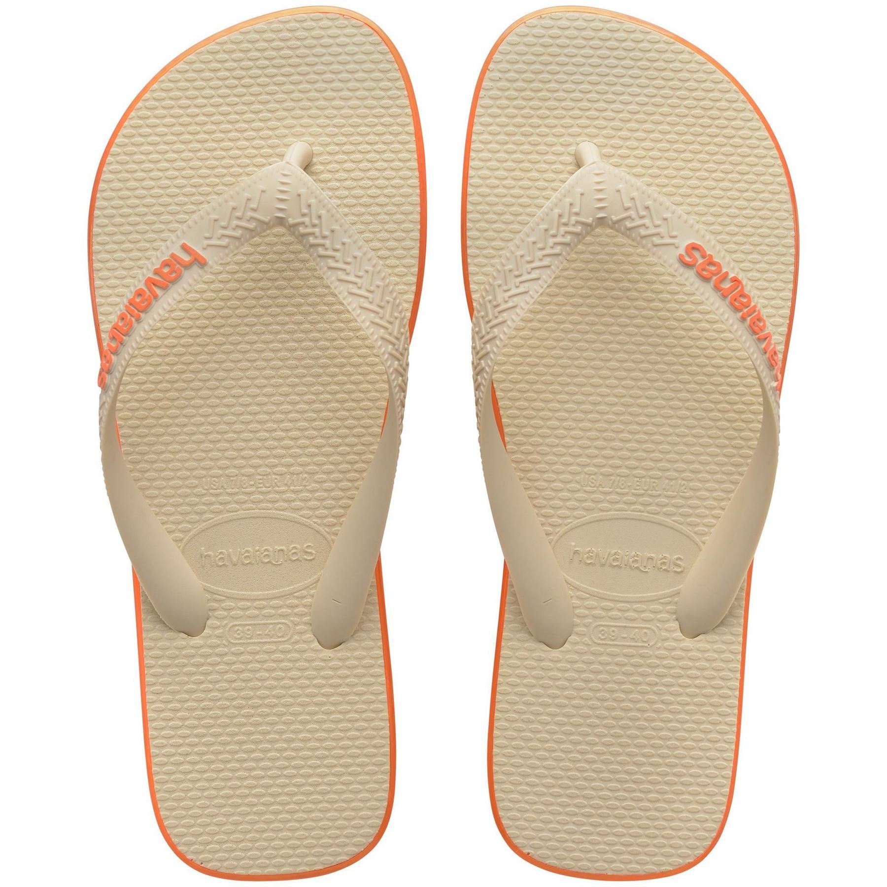 Havaianas Solid Patterned Thong Toe Flip Flop Sandals