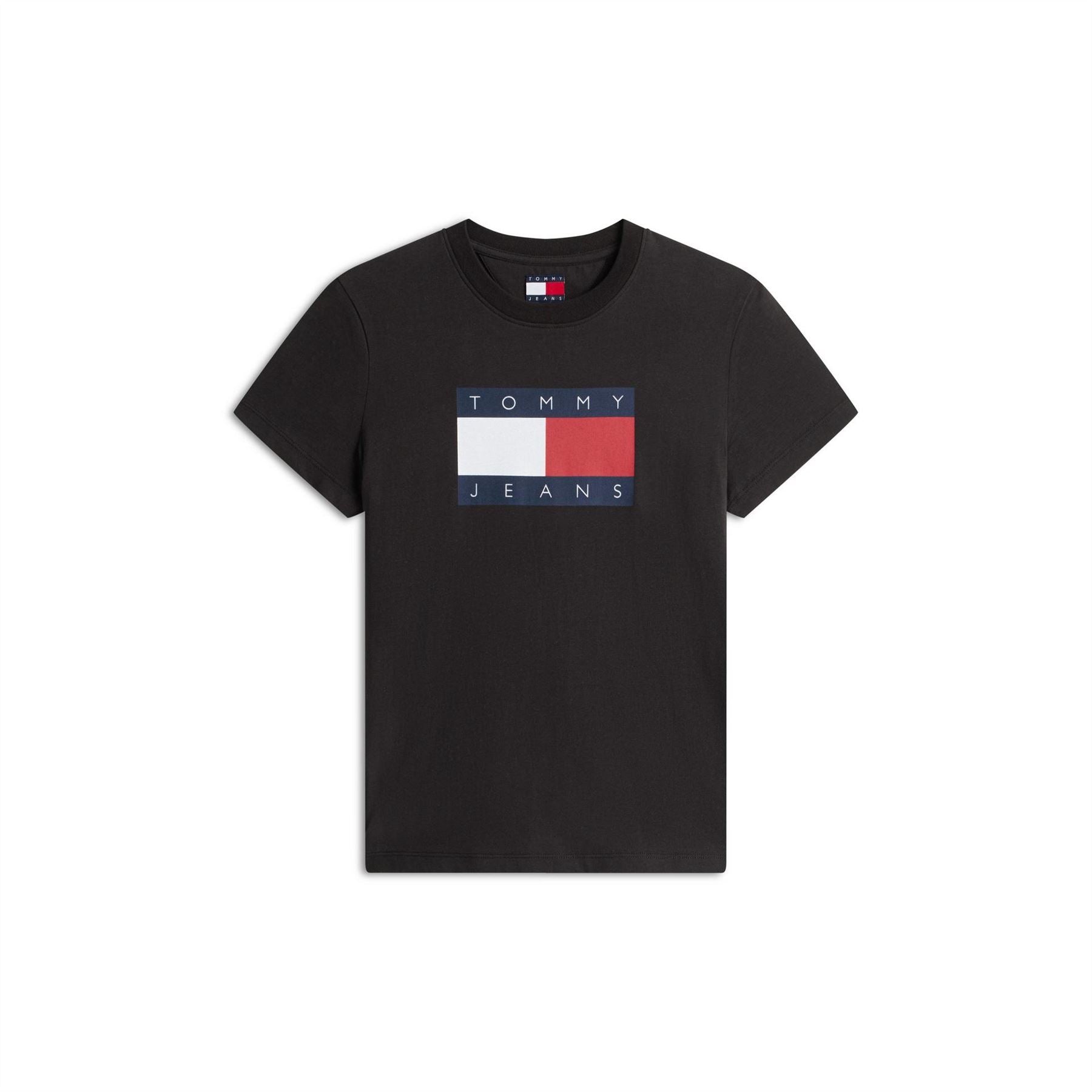 Tommy Jeans Badge Rib Crew Neck Regular Fit T-Shirt