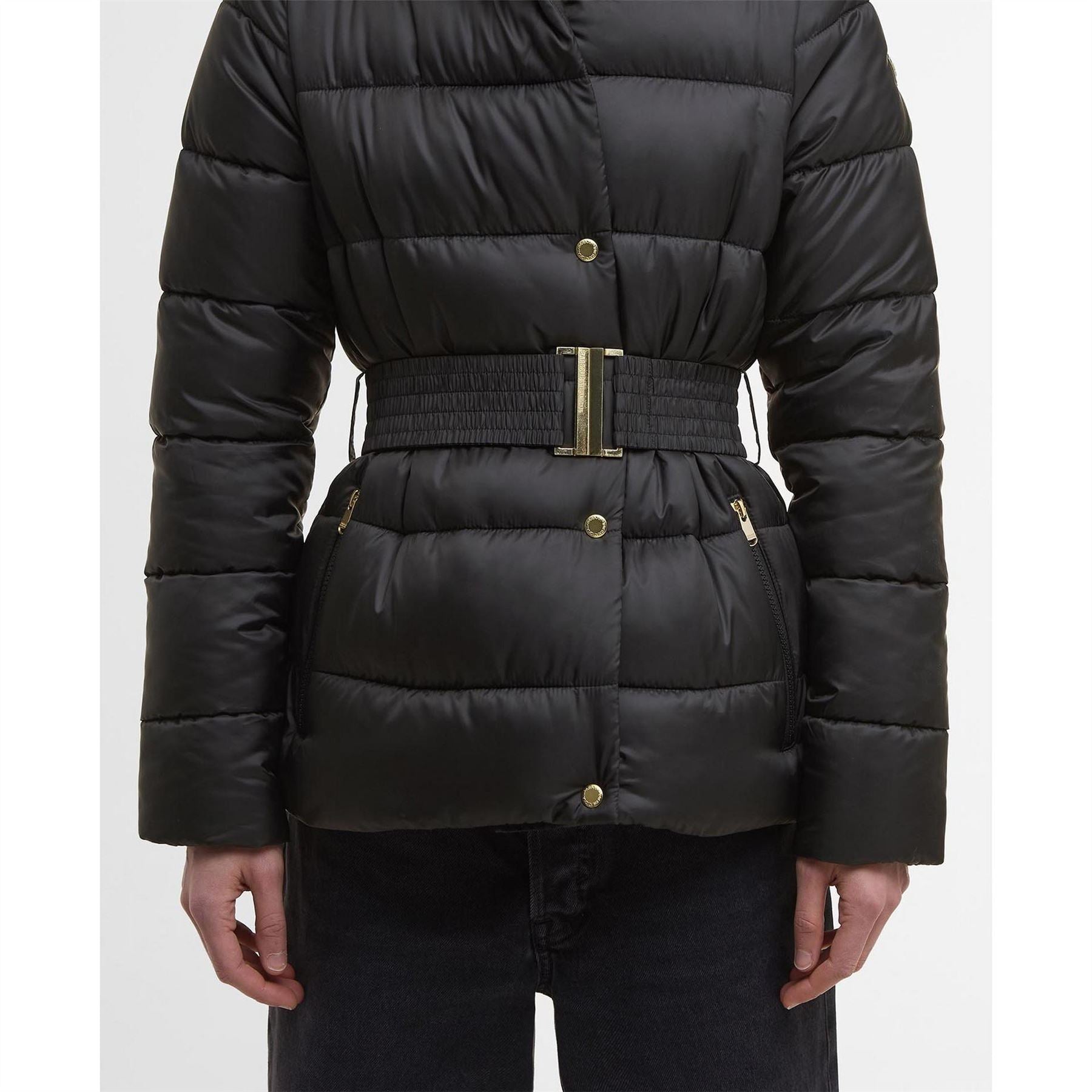 Barbour International Track Line Puffer Jacket