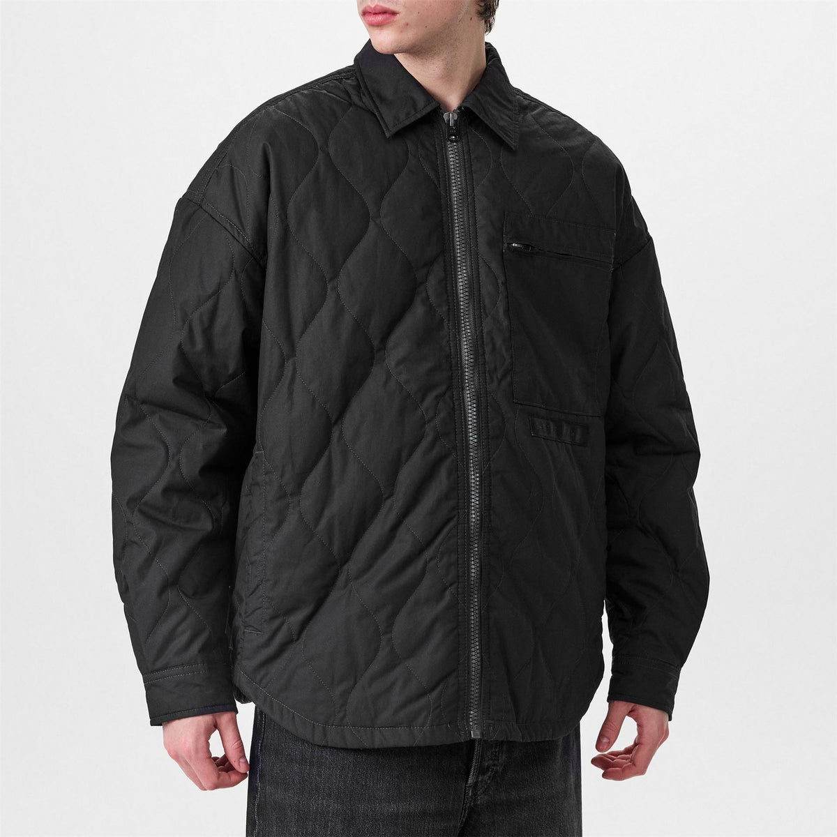 G Star Postino Quilted Cotton Oversized Overshirt