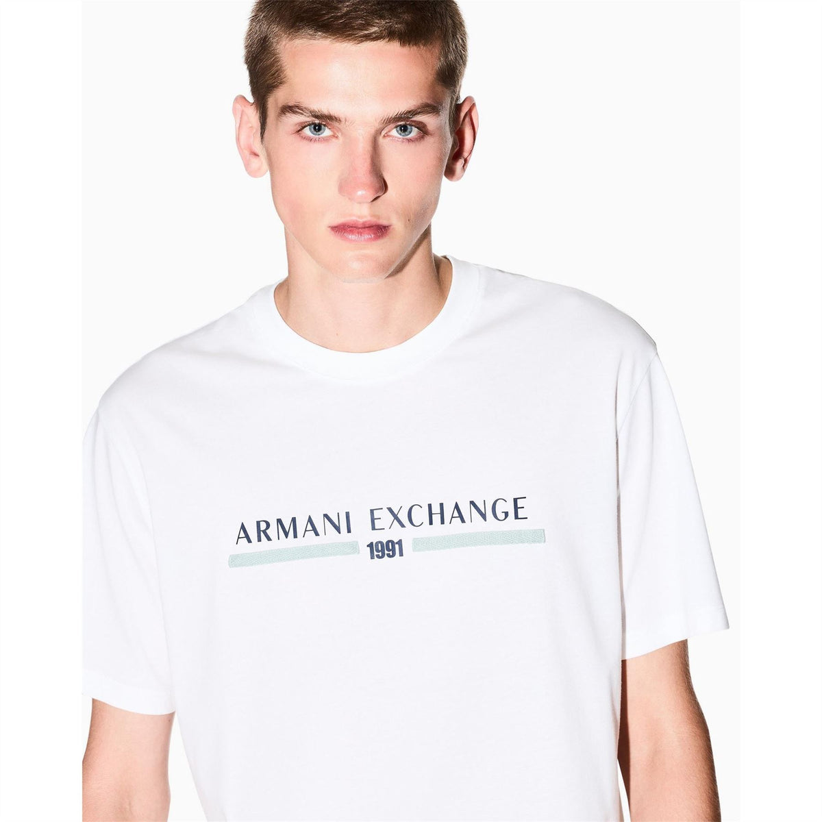 Armani Exchange Exchange Crew Neck Short Sleeve Jersey T-Shirt