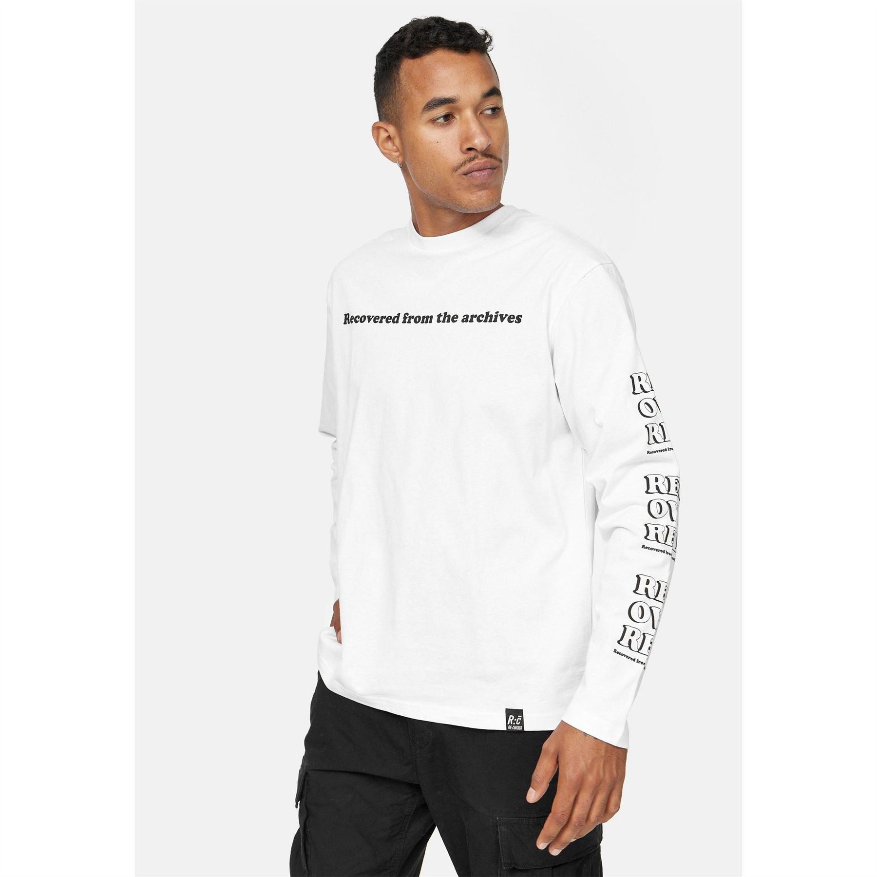 Character Retro Lettering Crew Neck T-Shirt