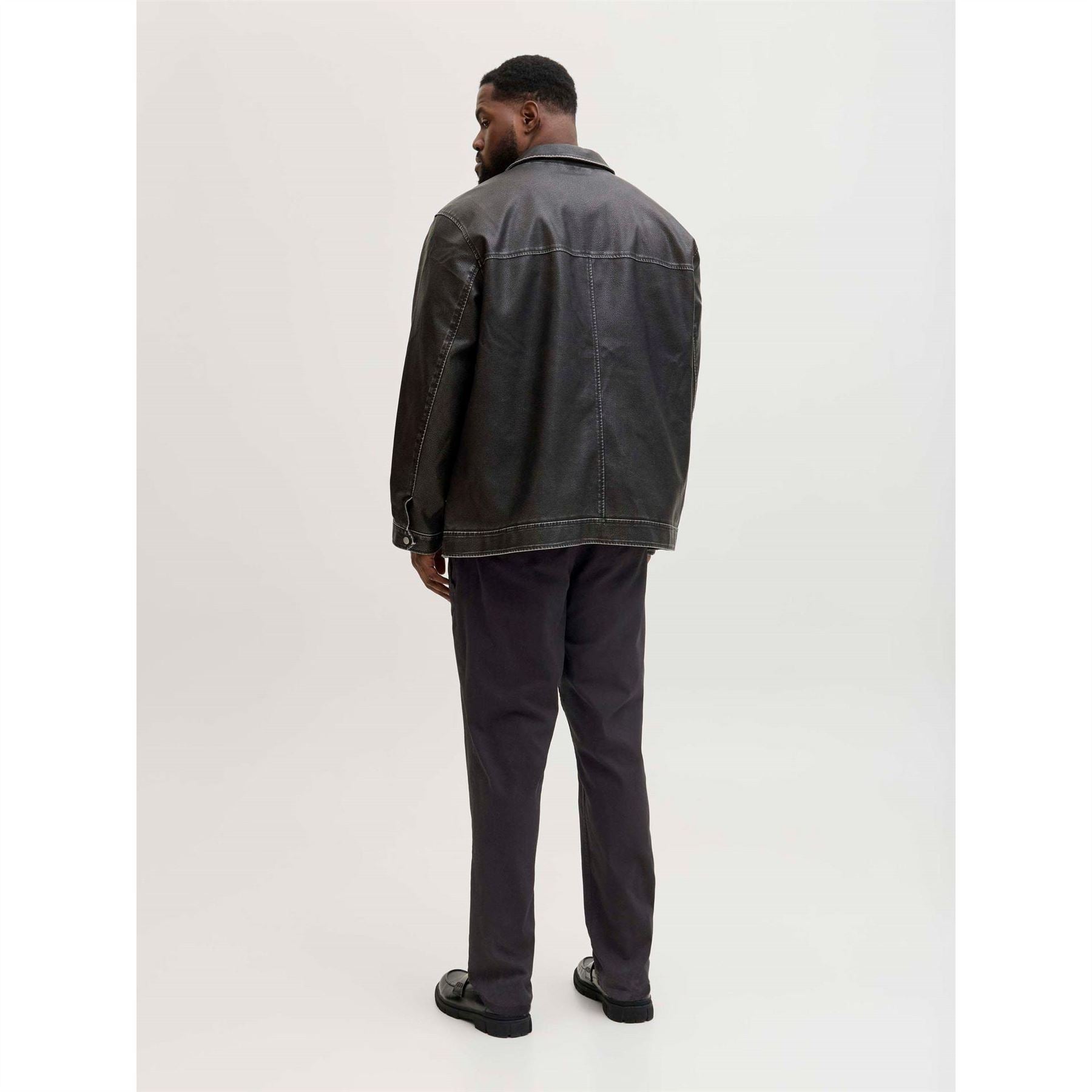Jack and Jones Marco Dave Solid Patterned Straight Leg Chinos