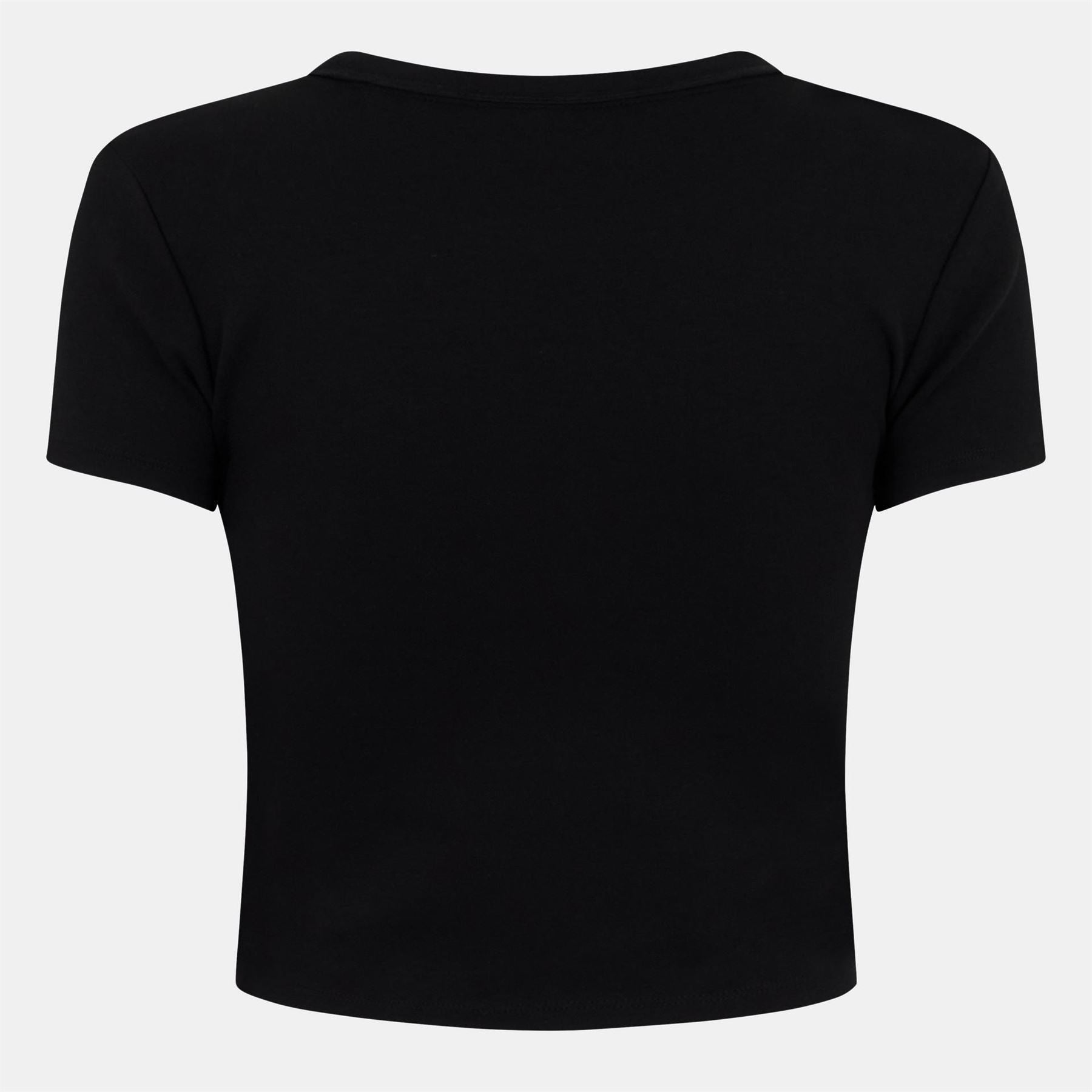 Hugo Cropped Crew Neck Relaxed Fit T-Shirt