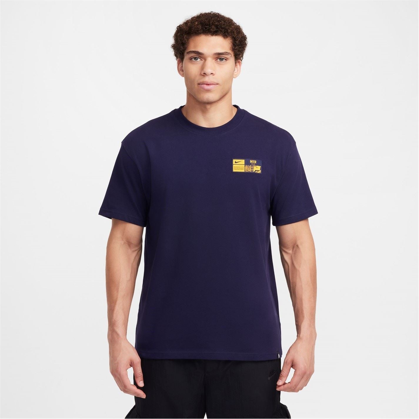 Nike Mens Inter Milan Premium Jocktag Football T-Shirt